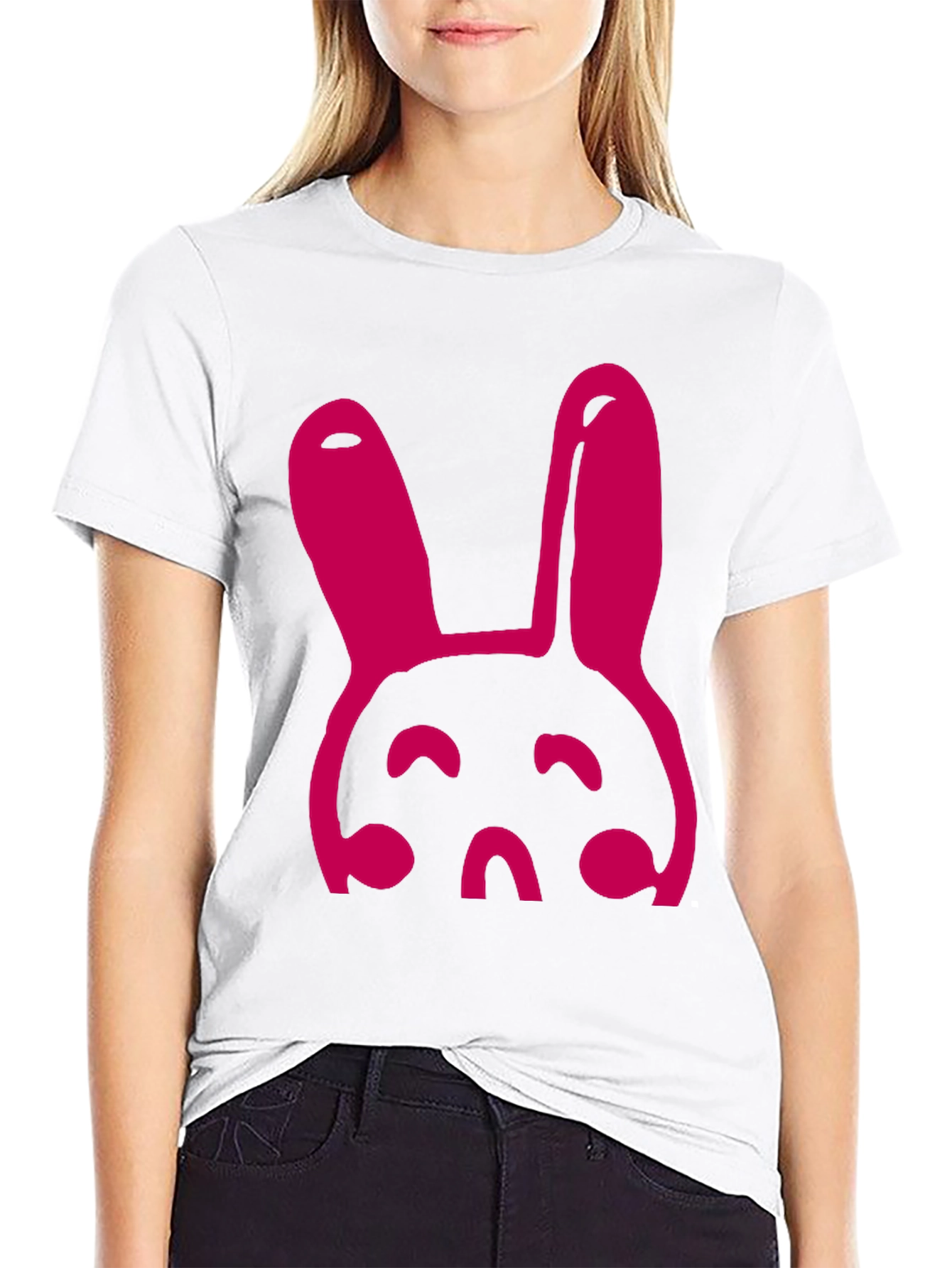Bunny Graphic Tee - Black