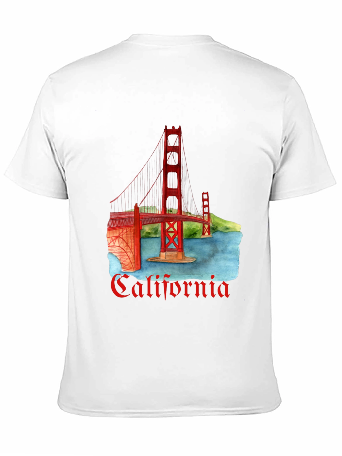 California Golden Gate Bridge Graphic Tee