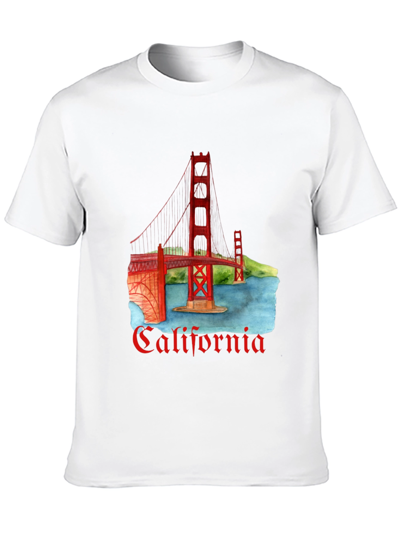 California Golden Gate Bridge Graphic Tee