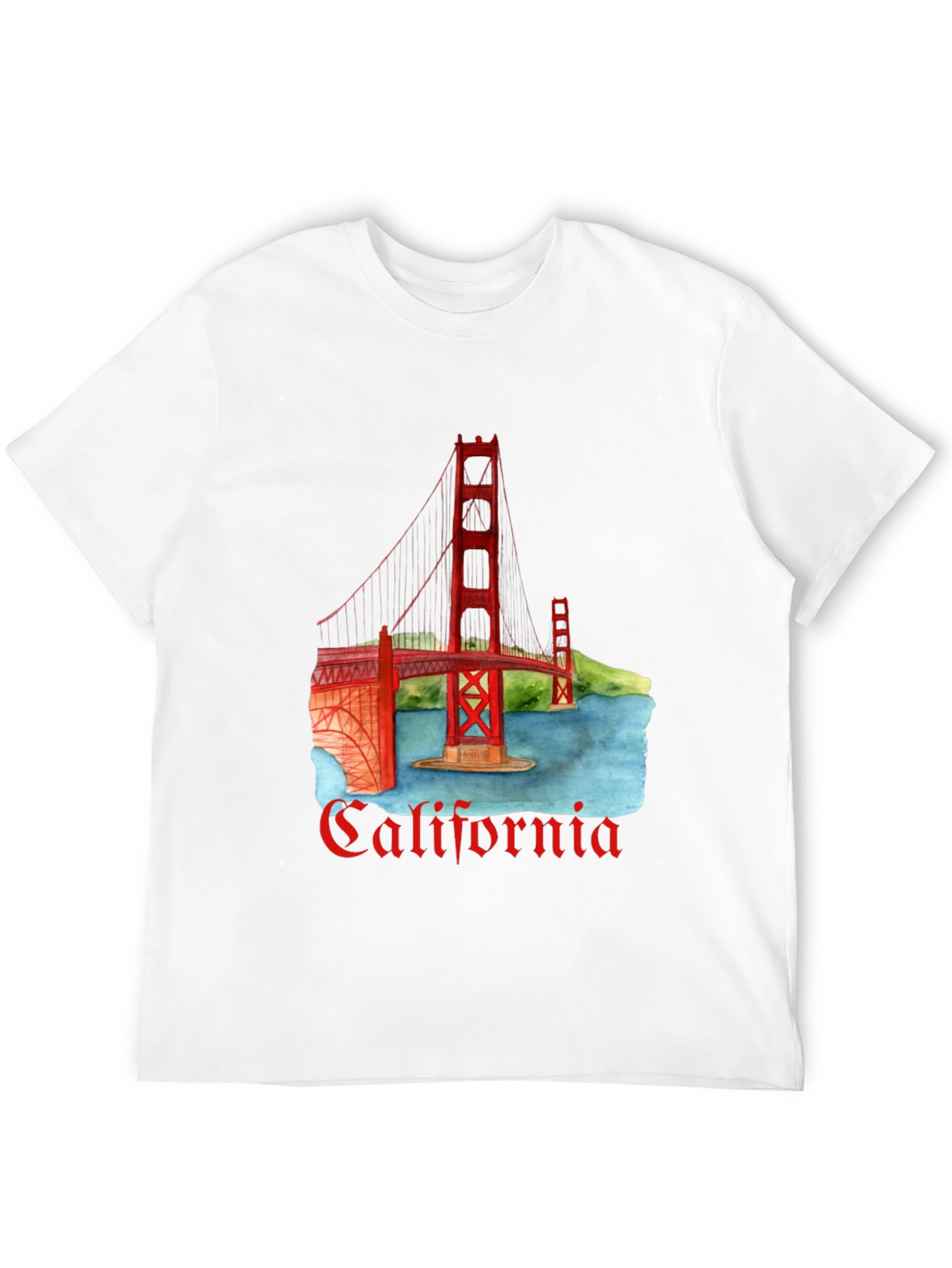 California Golden Gate Bridge Graphic Tee