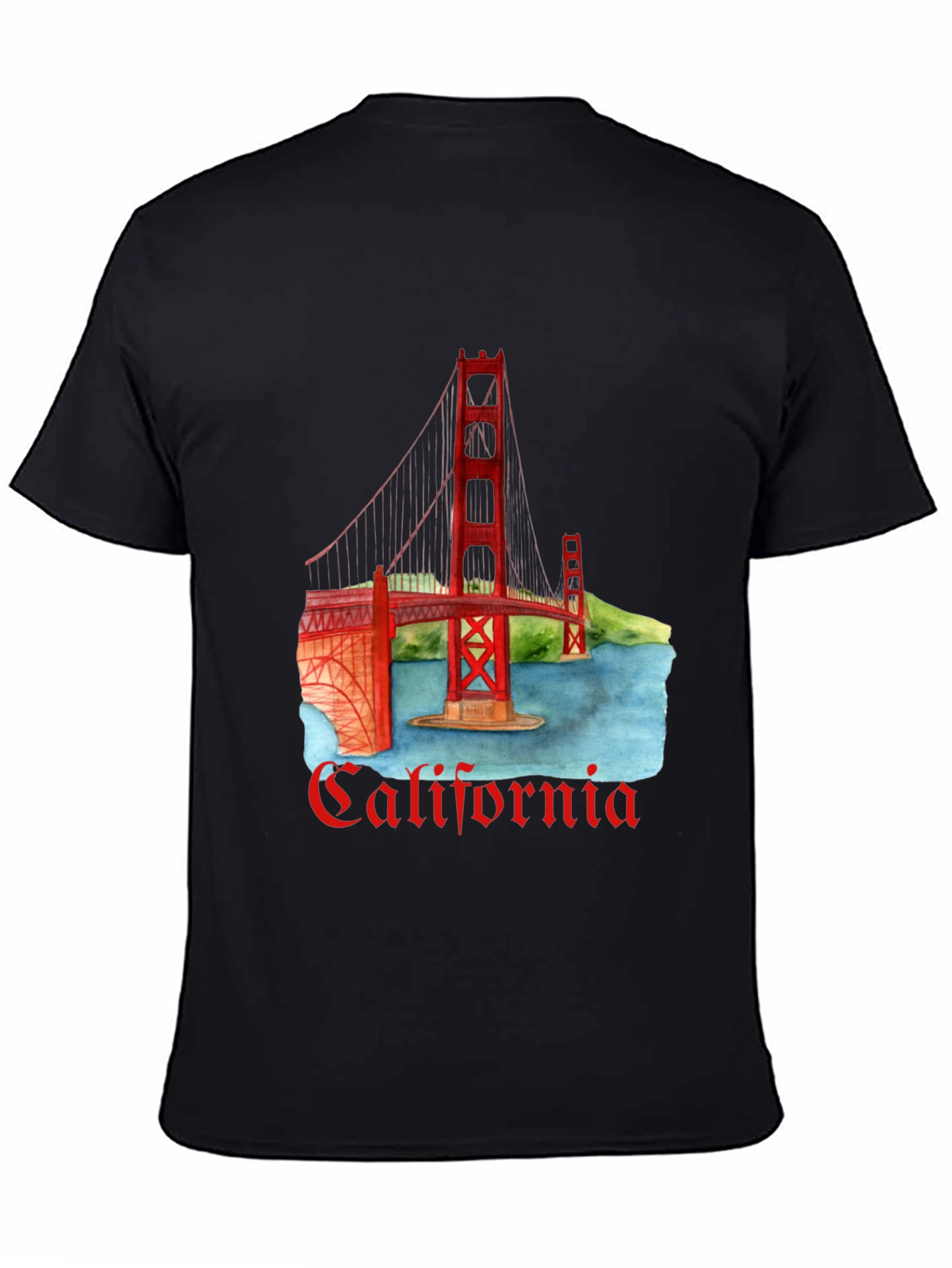California Golden Gate Bridge Graphic Tee