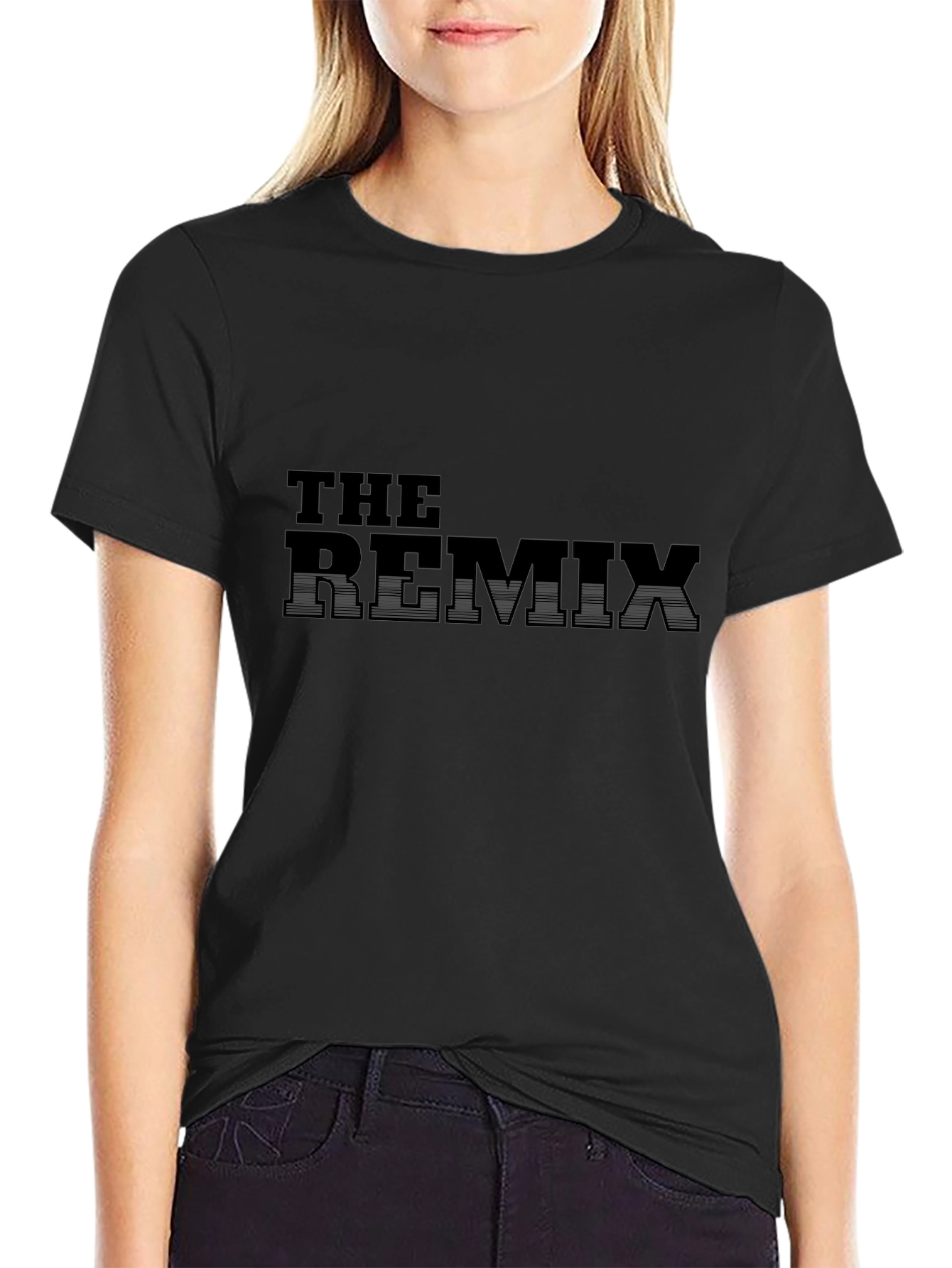 The Remix Black Graphic Tee