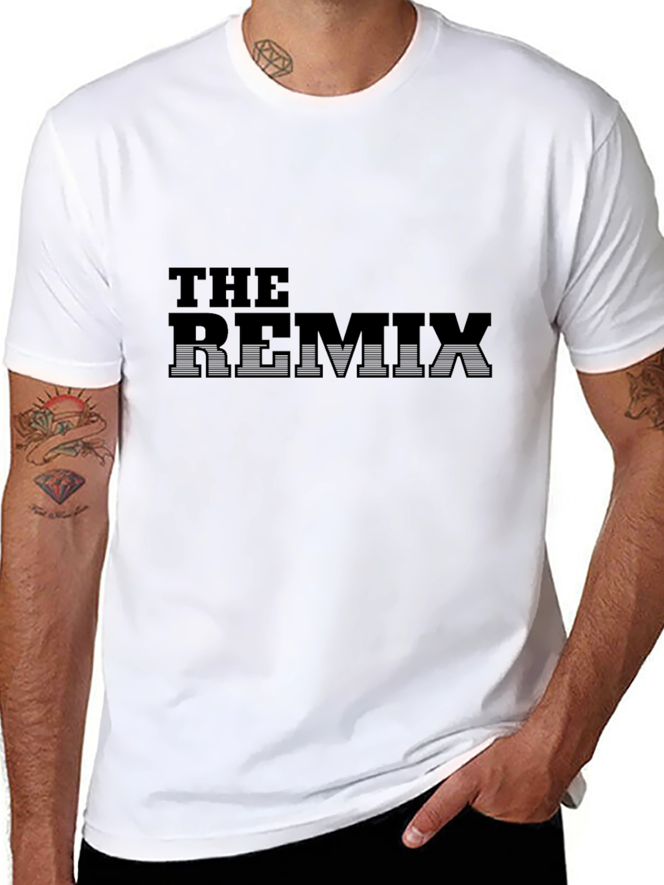 The Remix Black Graphic Tee