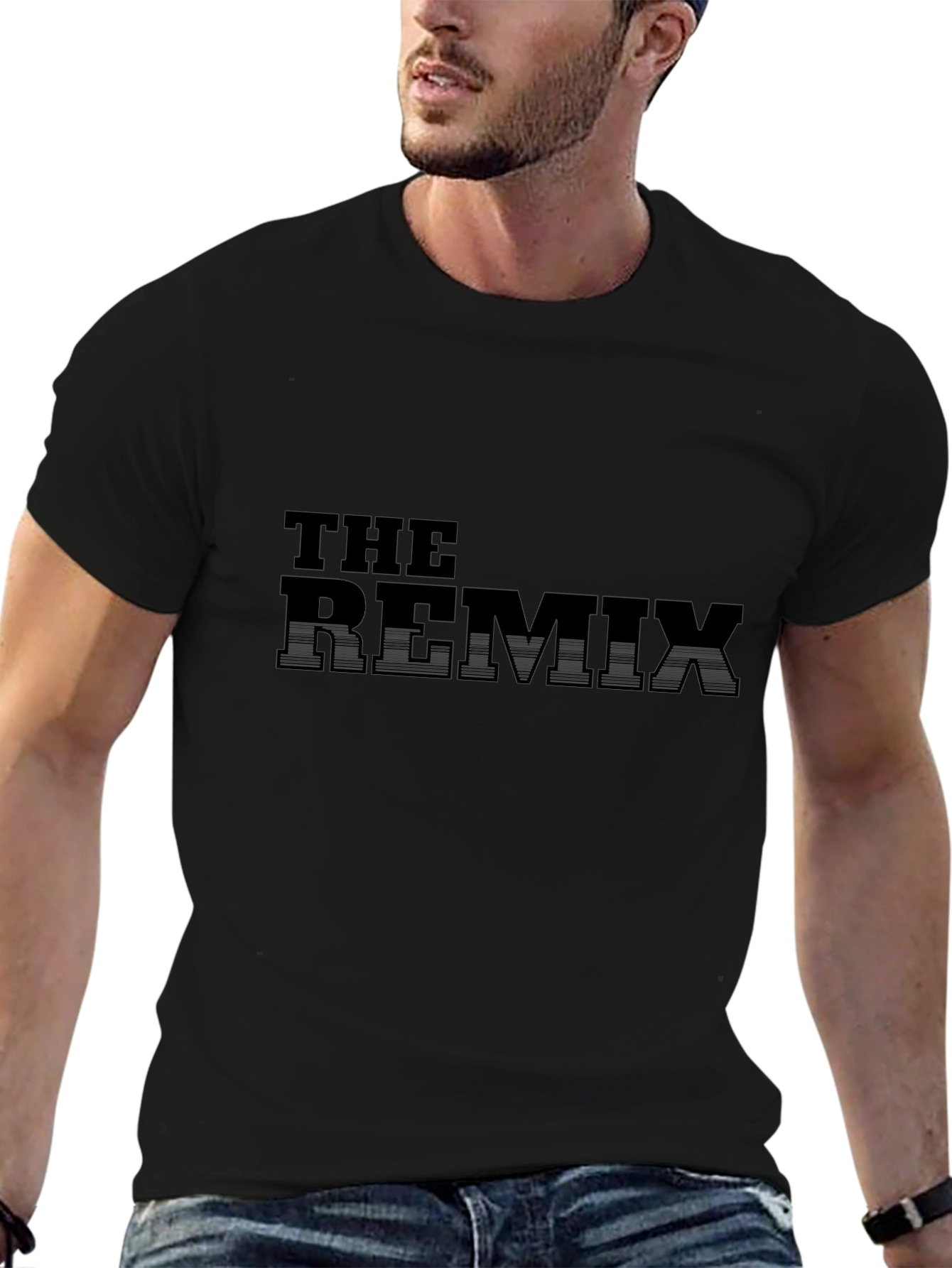 The Remix Black Graphic Tee