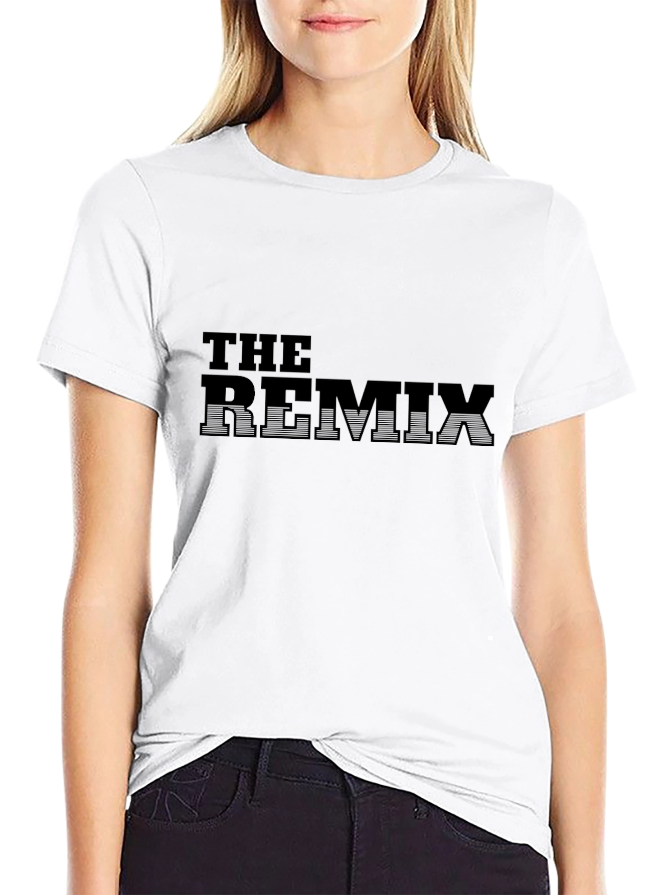 The Remix Black Graphic Tee