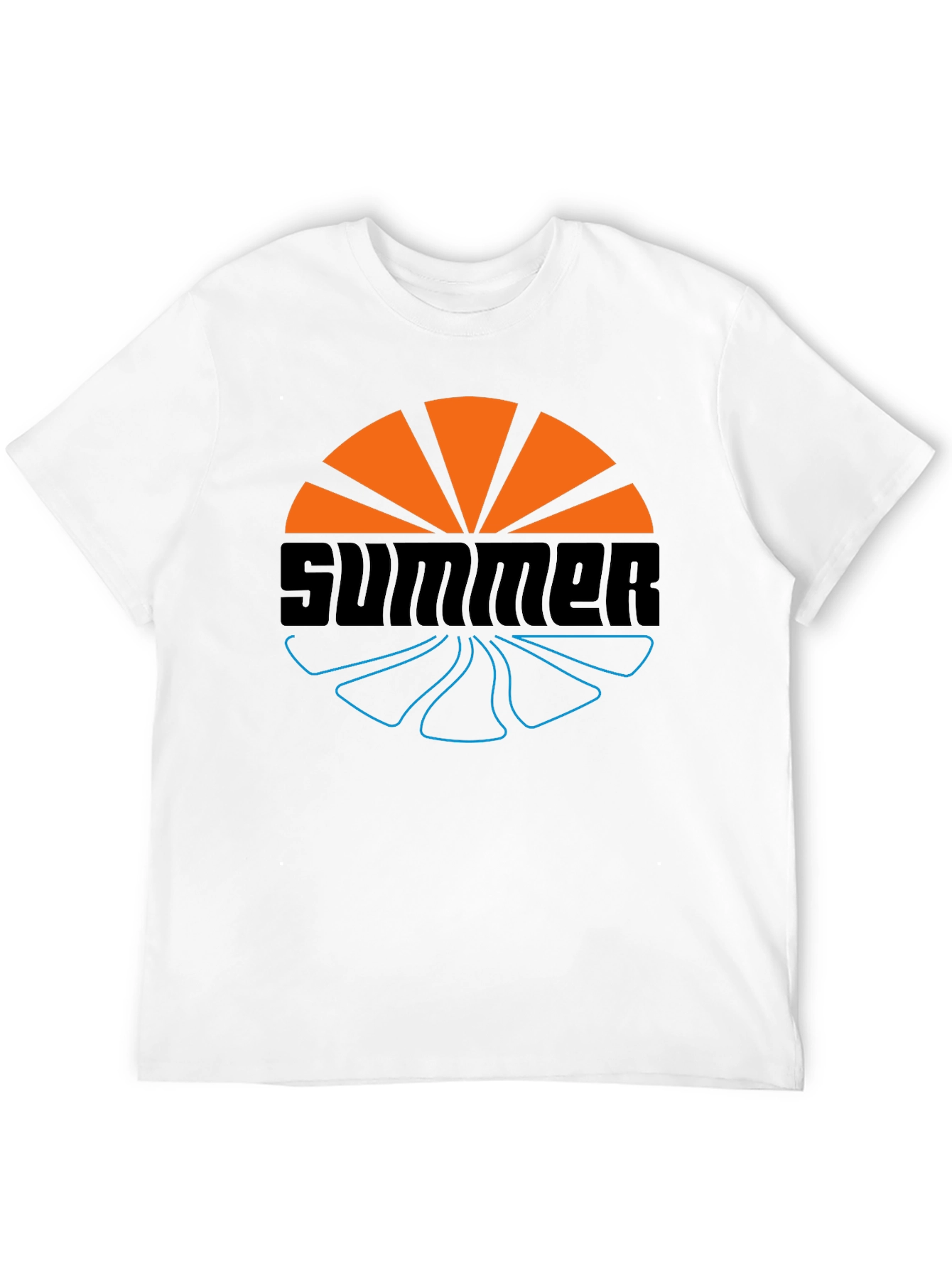 Summer Vibes Graphic Tee - Stylish Black T-Shirt