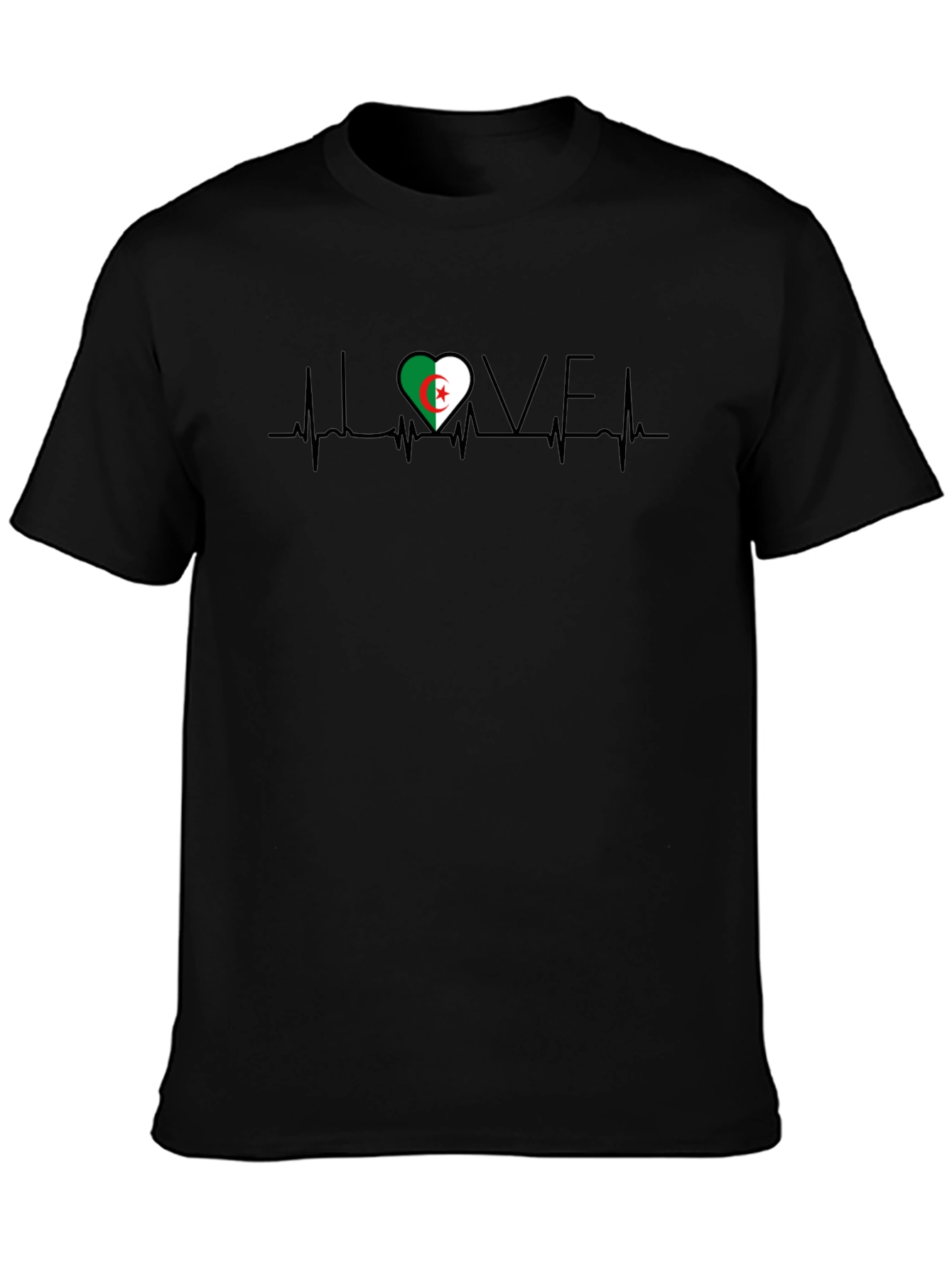 Algeria Heartbeat T-Shirt - I Love Algeria Tee