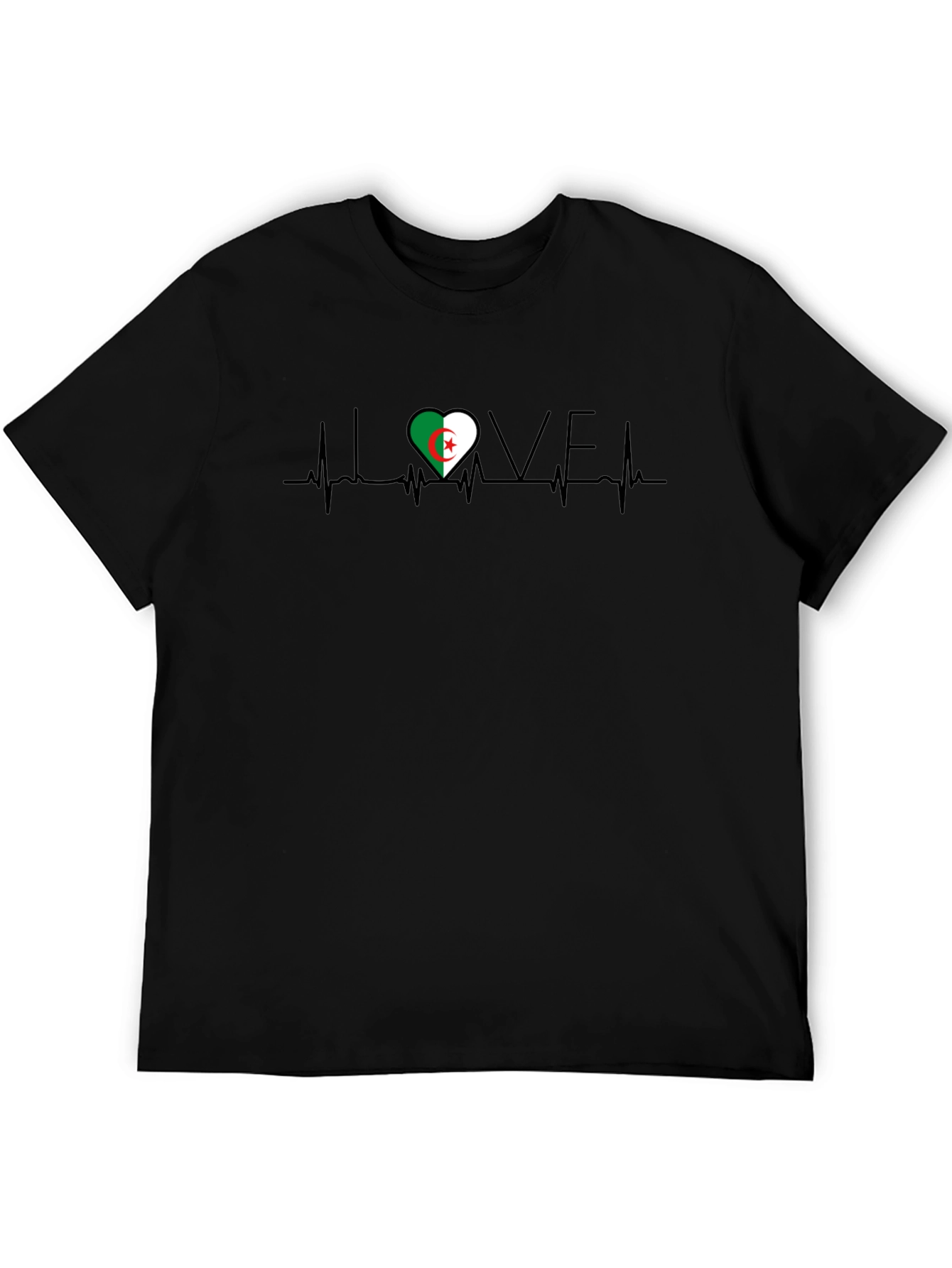 Algeria Heartbeat T-Shirt - I Love Algeria Tee