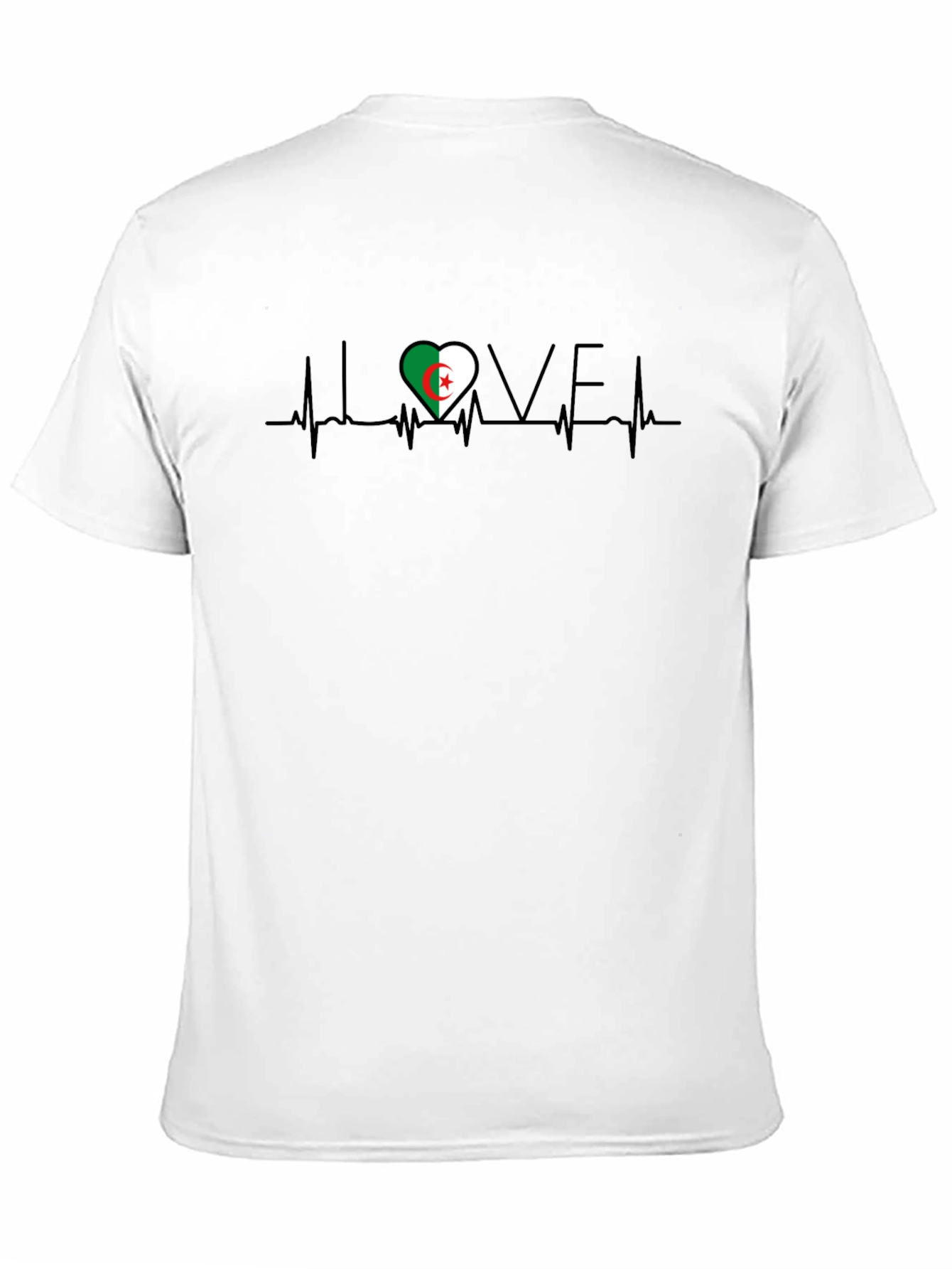 Algeria Heartbeat T-Shirt - I Love Algeria Tee