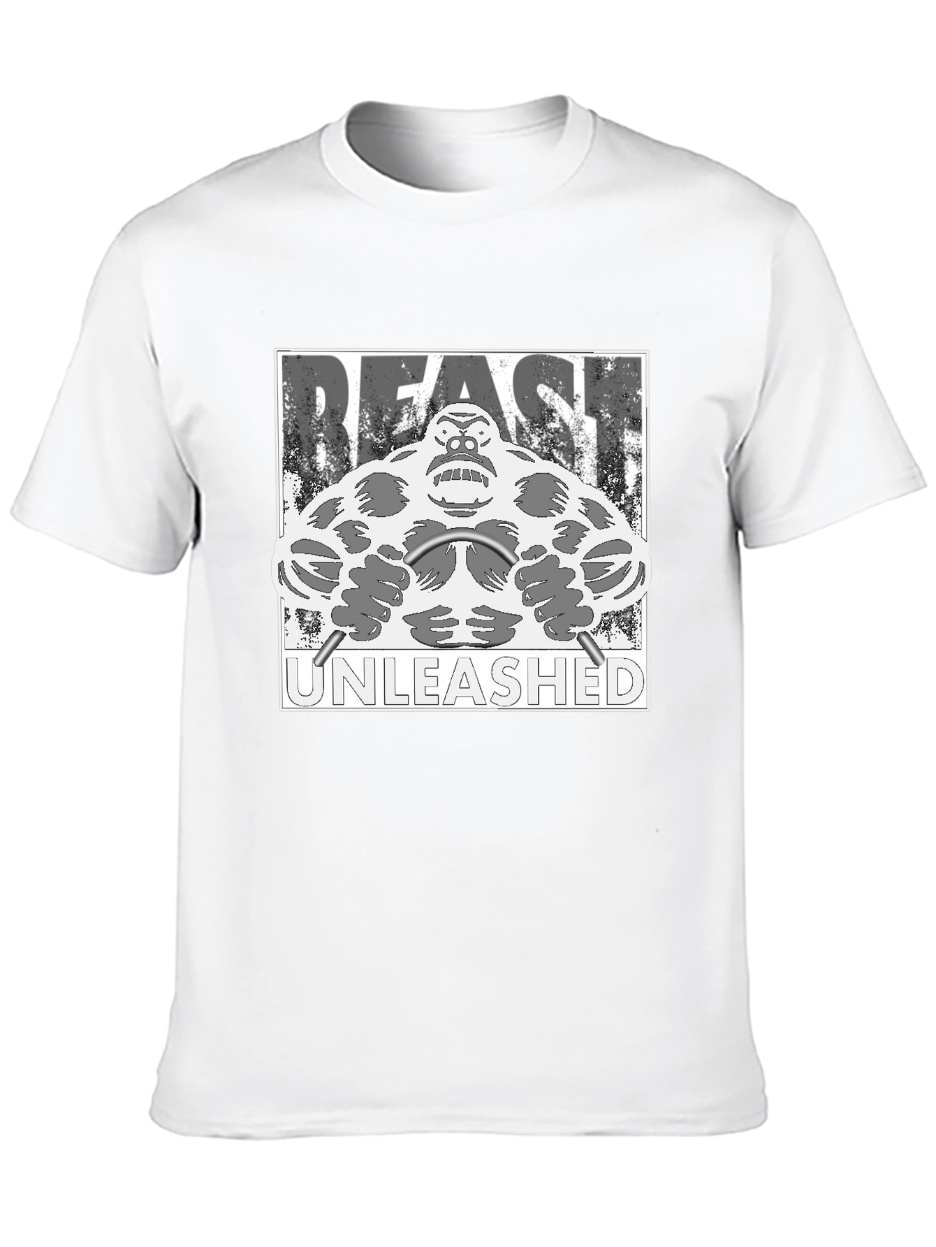 Beast Unleashed Graphic T-Shirt - Gorilla Gym Theme