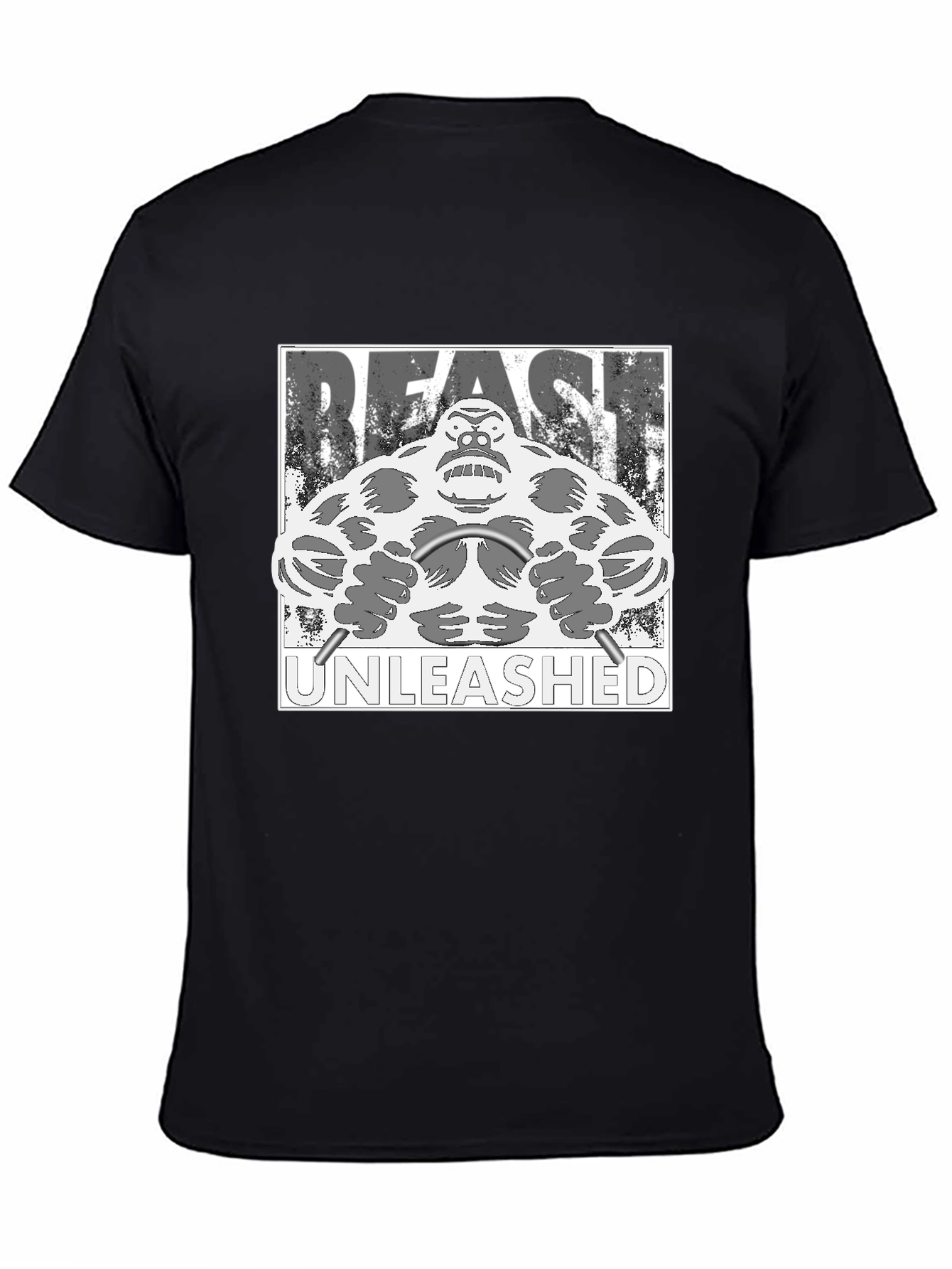 Beast Unleashed Graphic T-Shirt - Gorilla Gym Theme