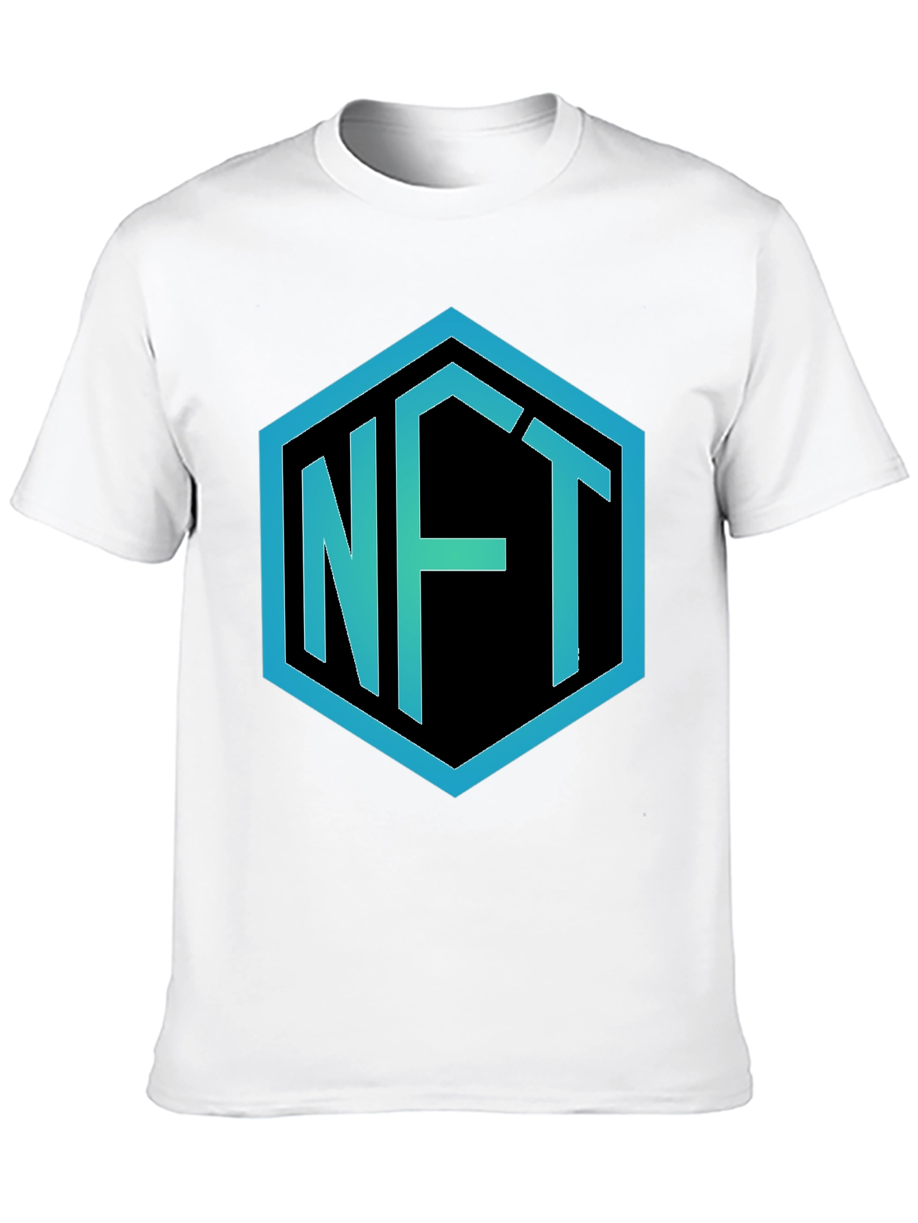 NFT T-Shirt - Crypto Art Hexagon Design