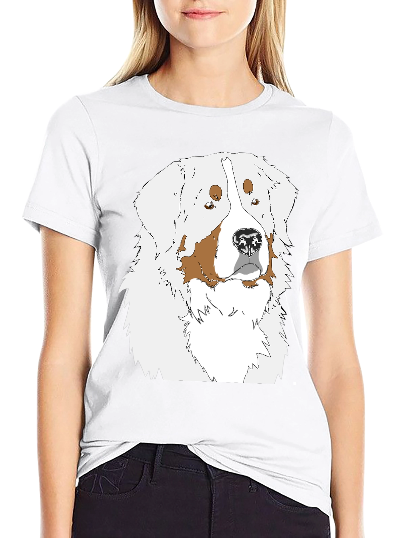 Bernese Mountain Dog T-Shirt - Cute Dog Graphic Tee