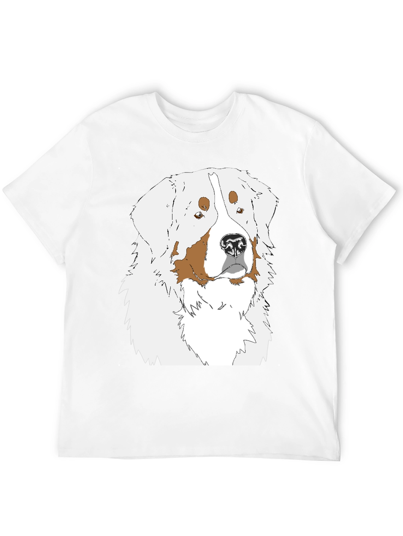 Bernese Mountain Dog T-Shirt - Cute Dog Graphic Tee