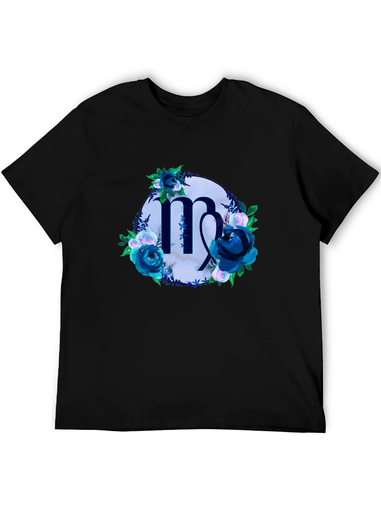 Virgo Zodiac Floral T-Shirt