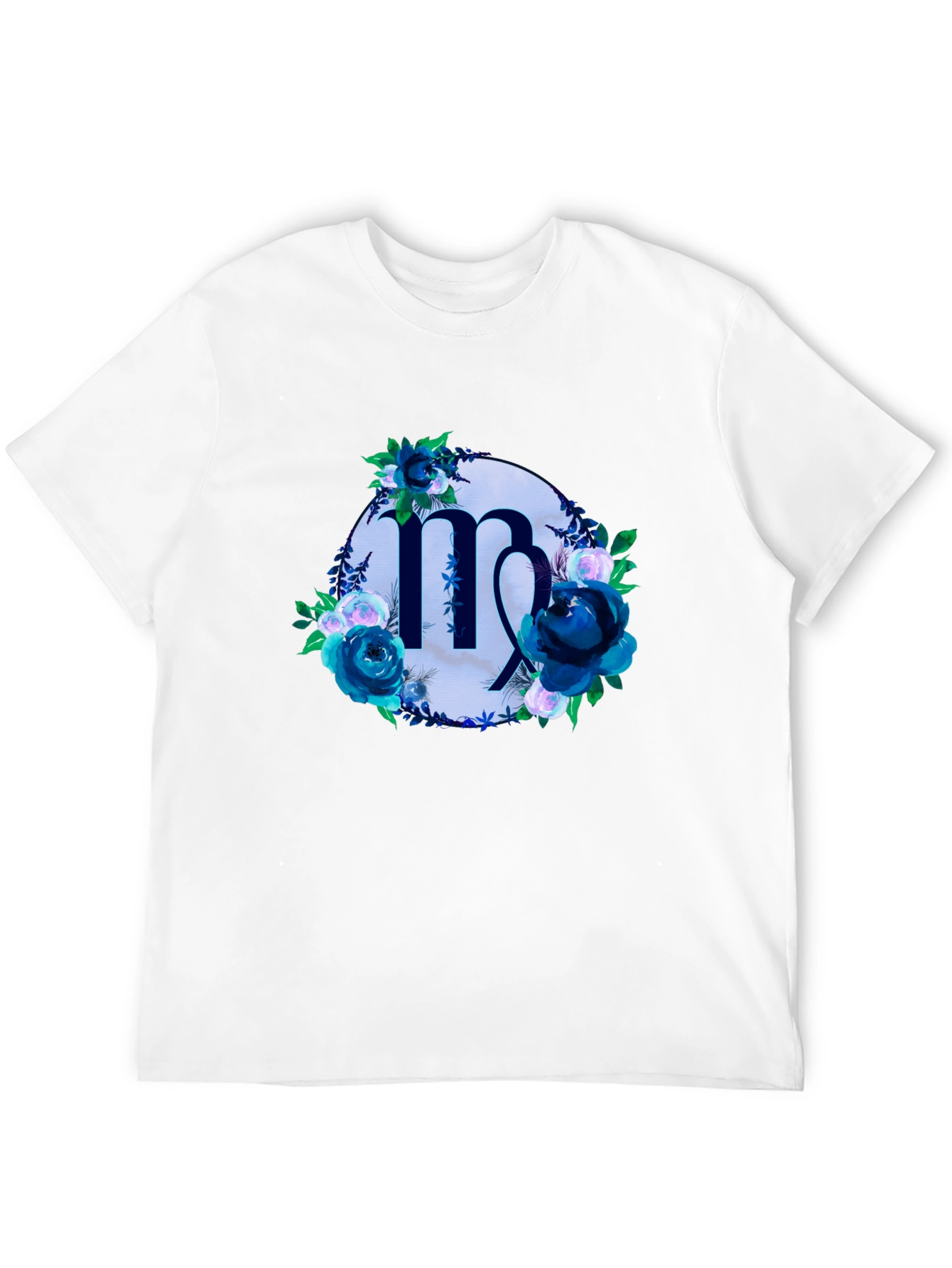 Virgo Zodiac Floral T-Shirt