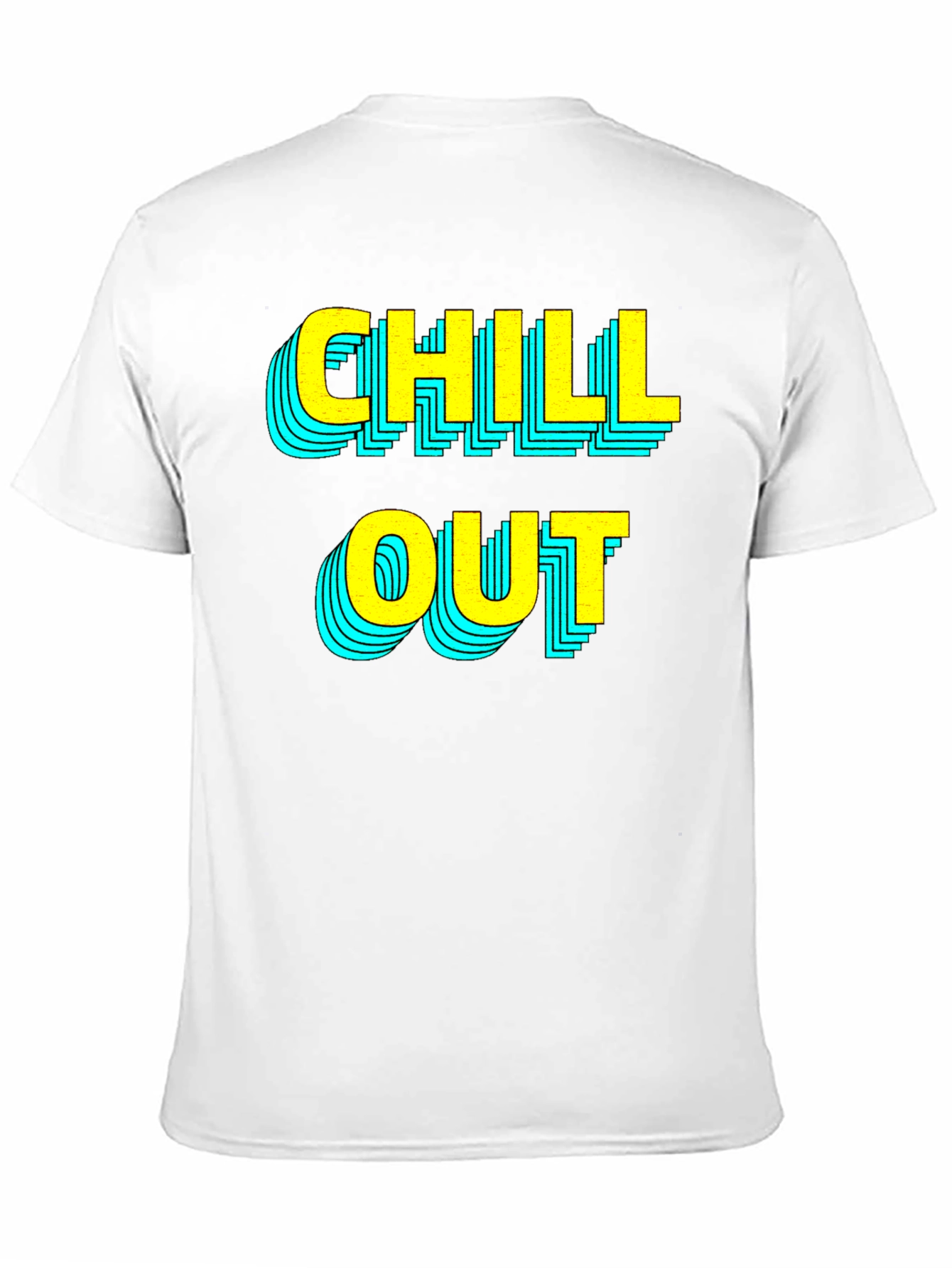 Chill Out Graphic T-Shirt - Black Casual Tee