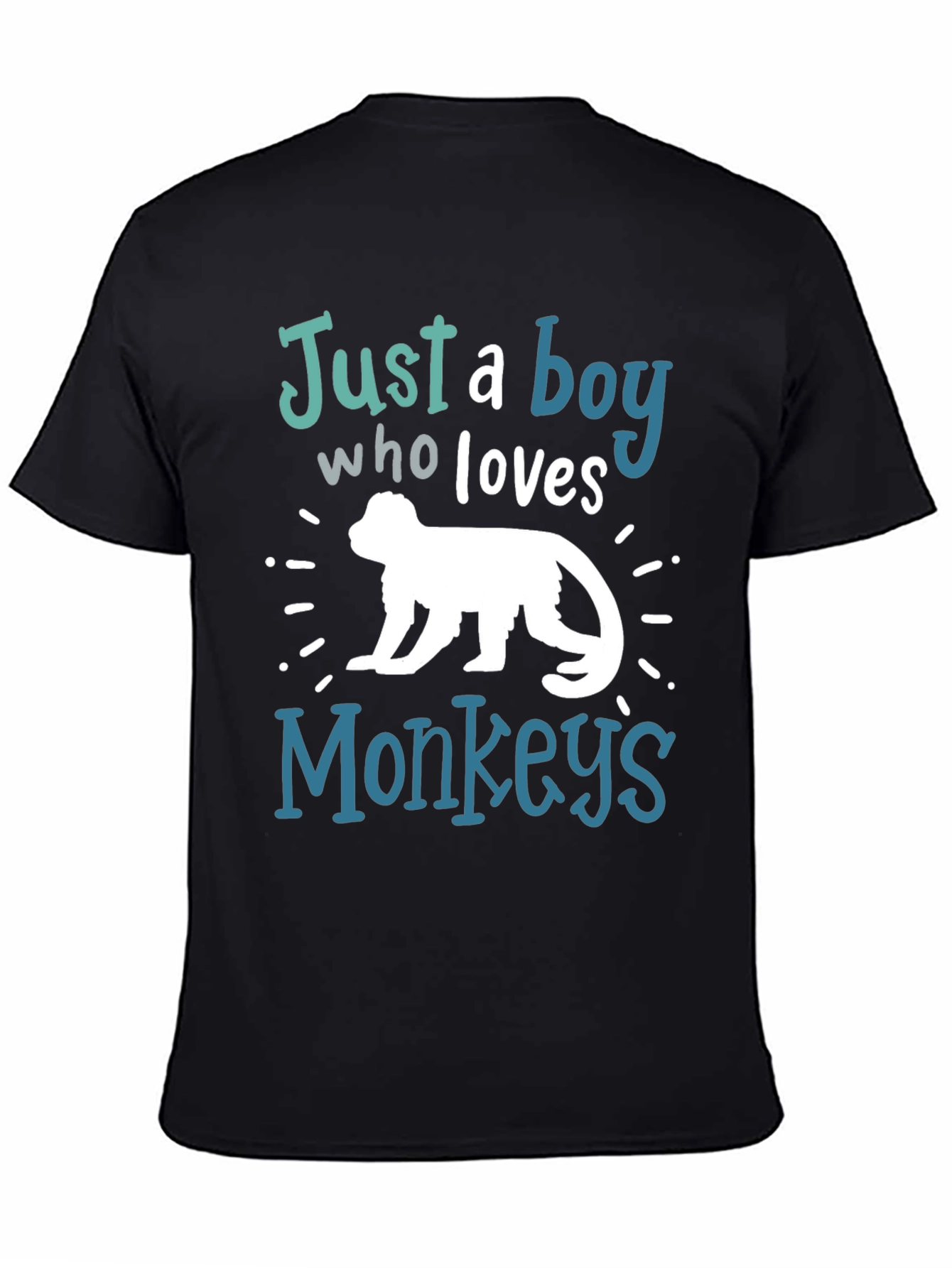 Boys Monkey Lover T-Shirt - Cool Graphic Tee