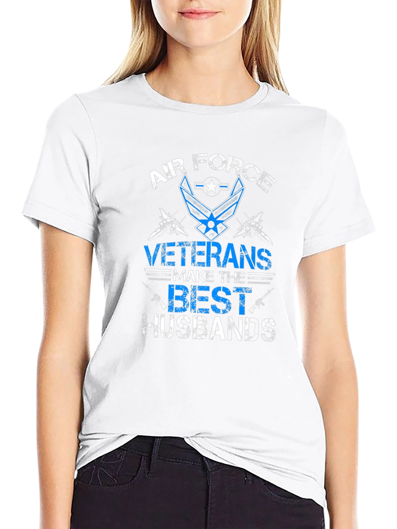 Air Force Veteran Husband Graphic T-Shirt