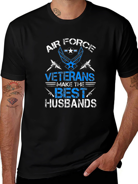 Air Force Veteran Husband Graphic T-Shirt