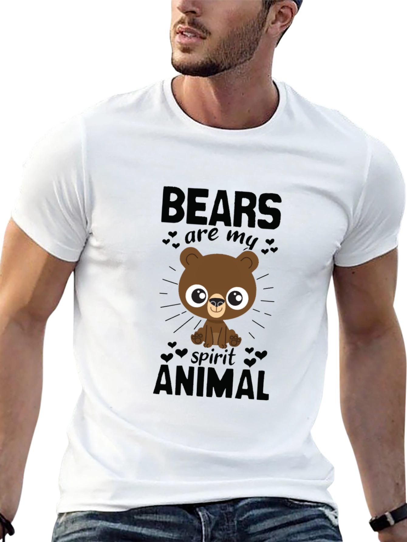 Bear Spirit Animal Graphic Tee