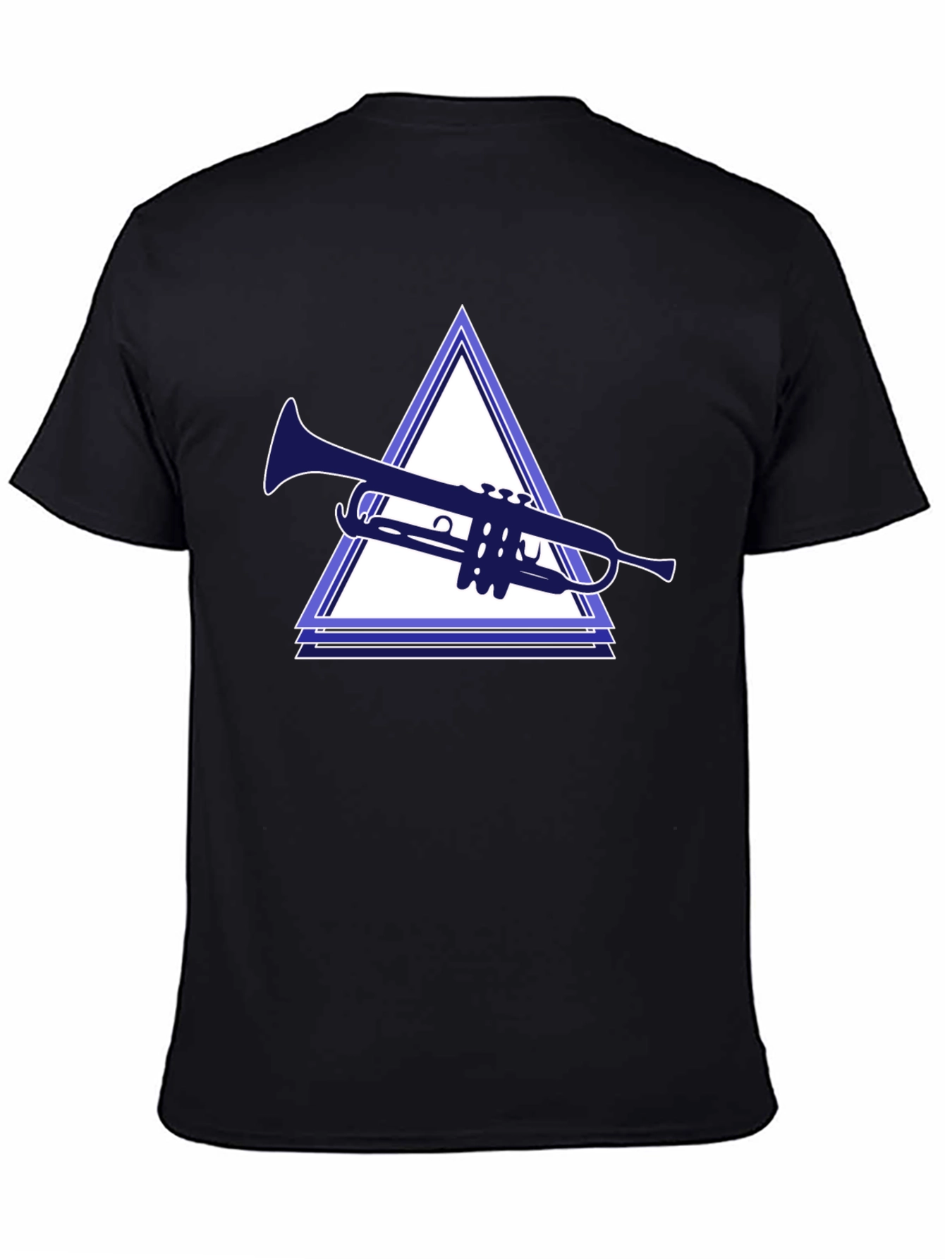 Trumpet Triangle Graphic Tee - Unique Music Lover Shirt