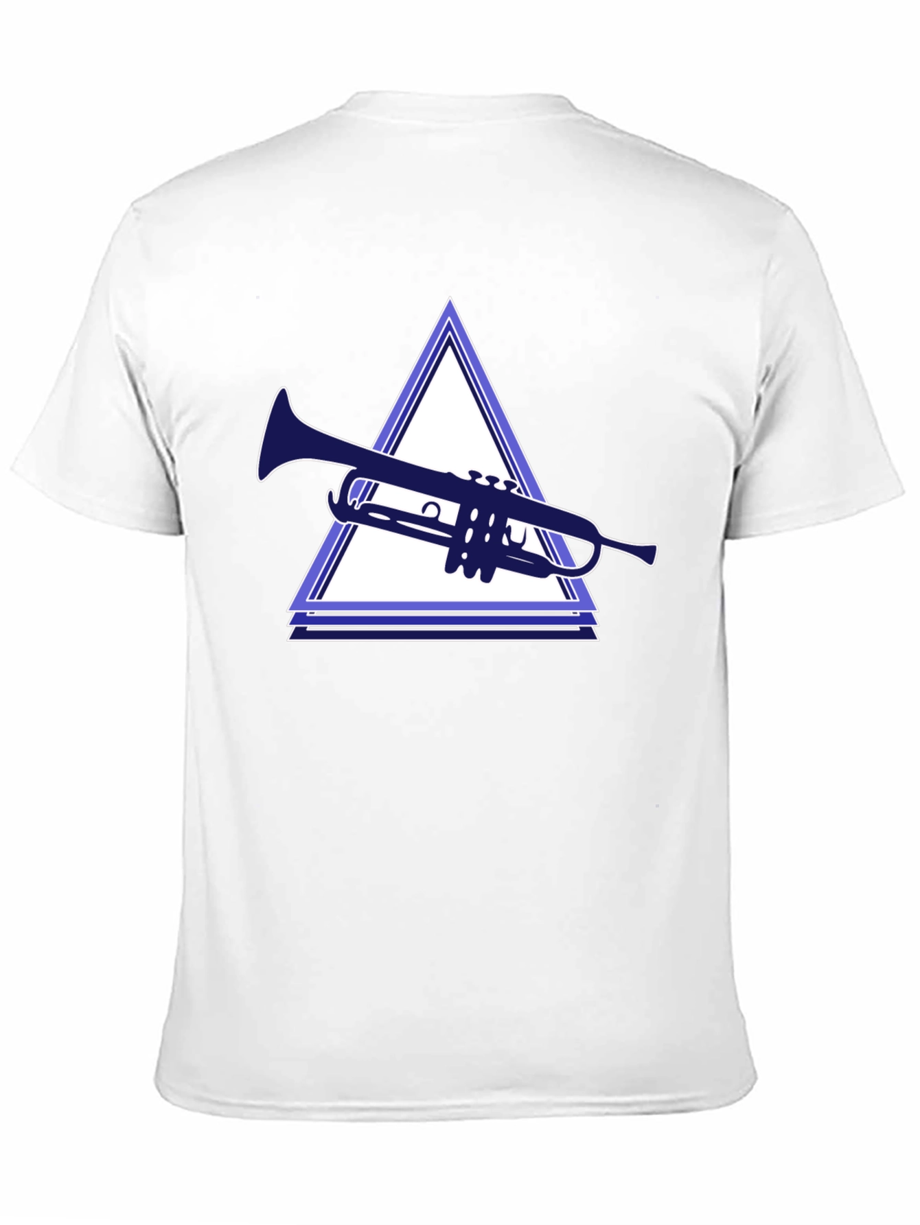Trumpet Triangle Graphic Tee - Unique Music Lover Shirt