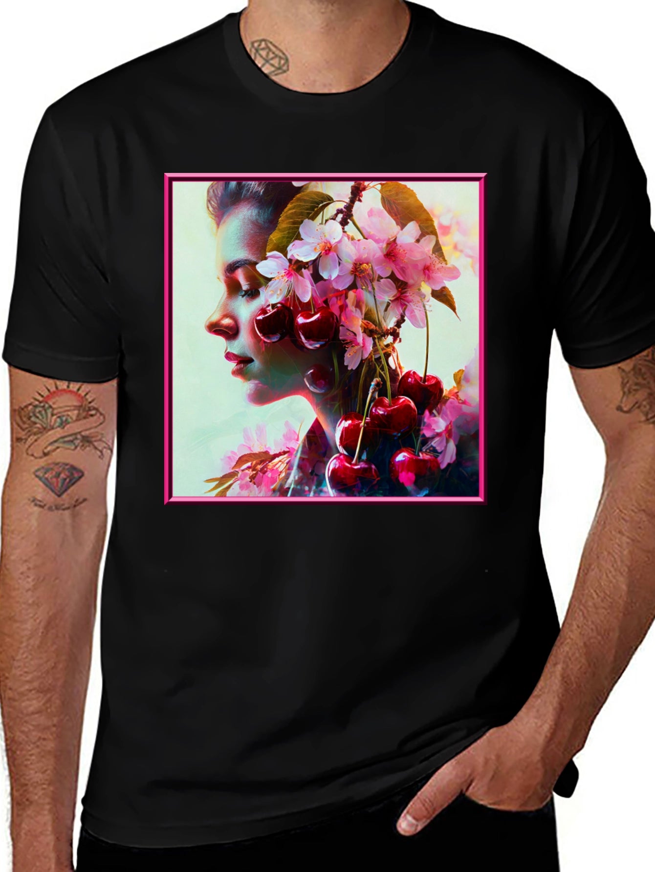 Cherry Blossom Girl Graphic Tee
