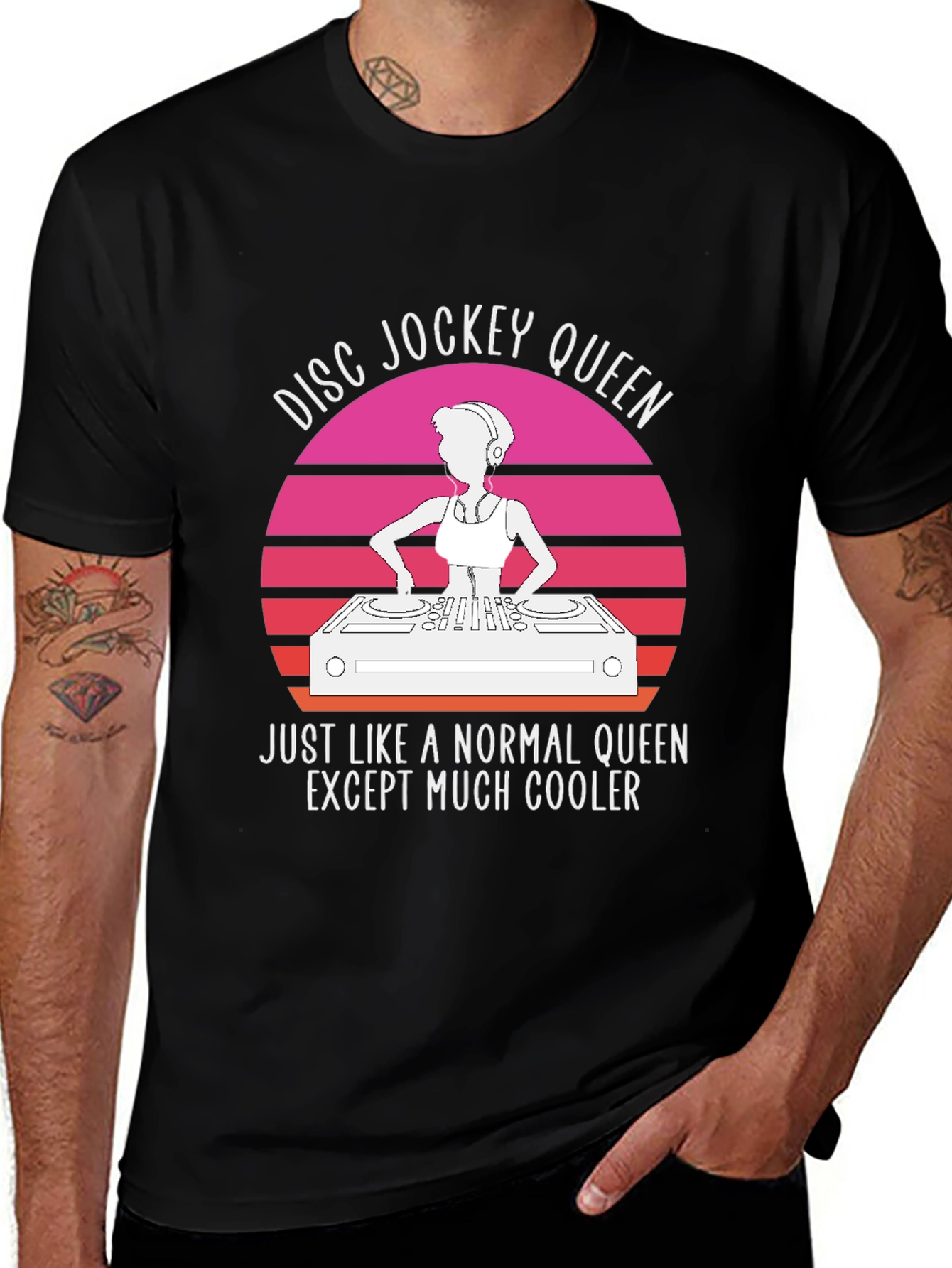 Disc Jockey Queen Graphic T-Shirt