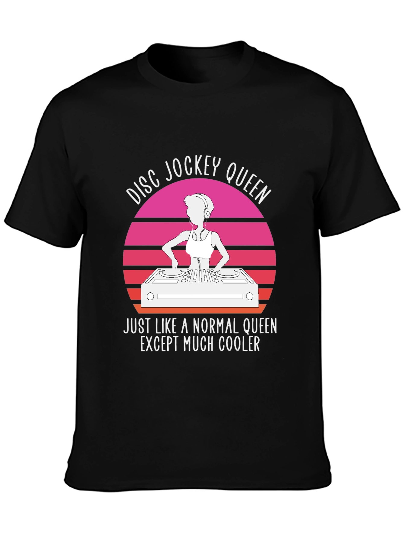 Disc Jockey Queen Graphic T-Shirt
