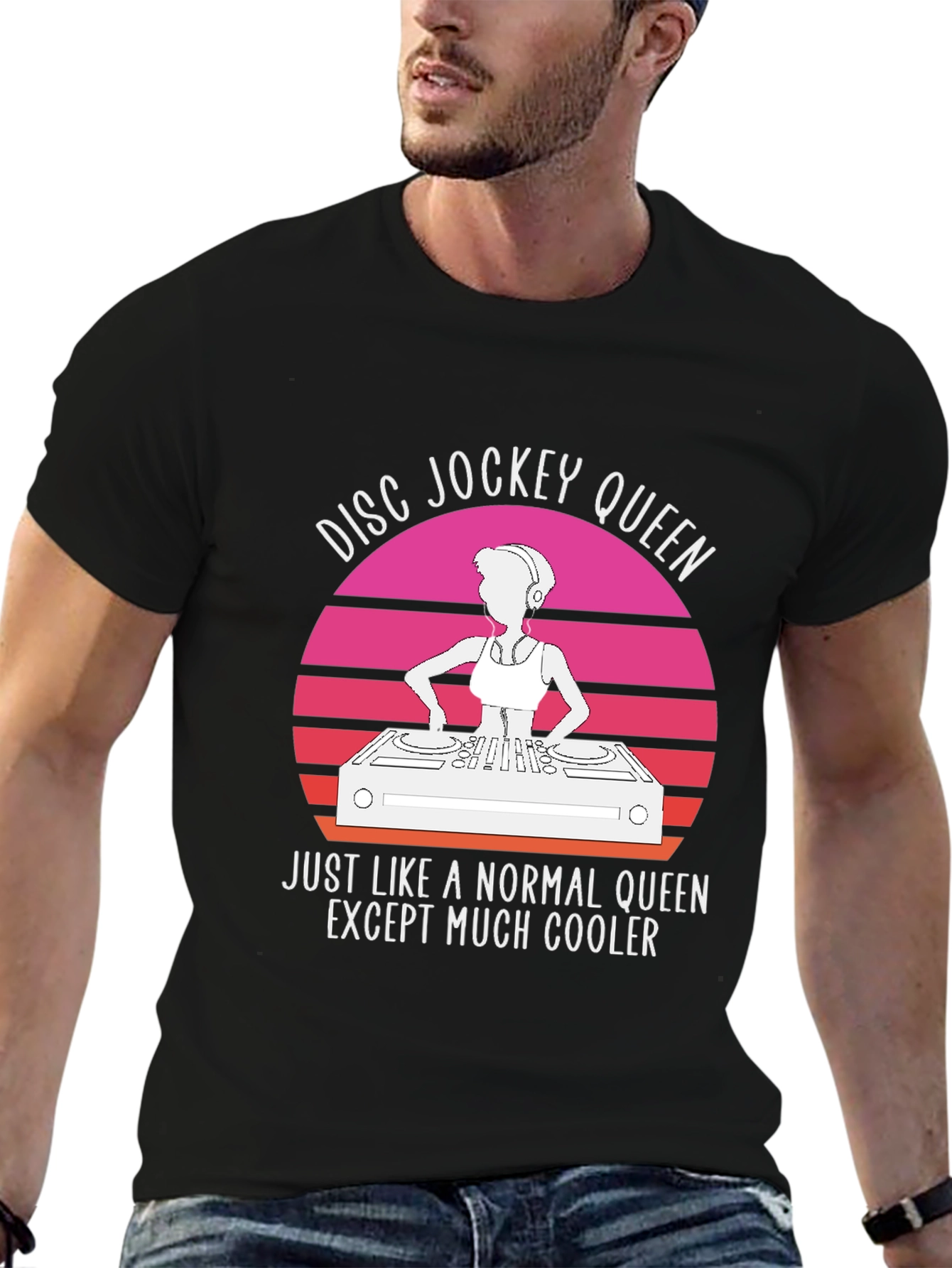 Disc Jockey Queen Graphic T-Shirt