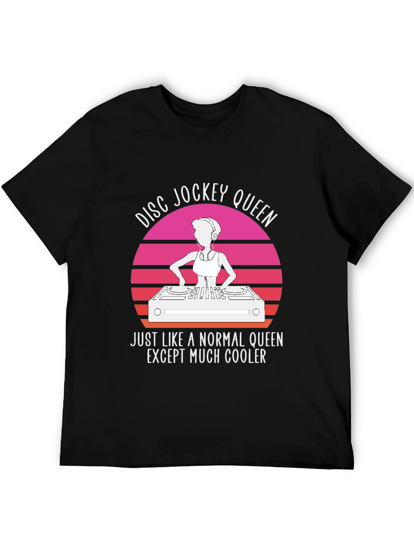 Disc Jockey Queen Graphic T-Shirt