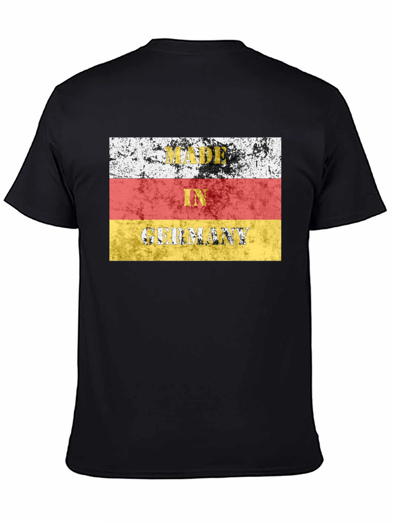 Made in Germany Flag T-Shirt Black