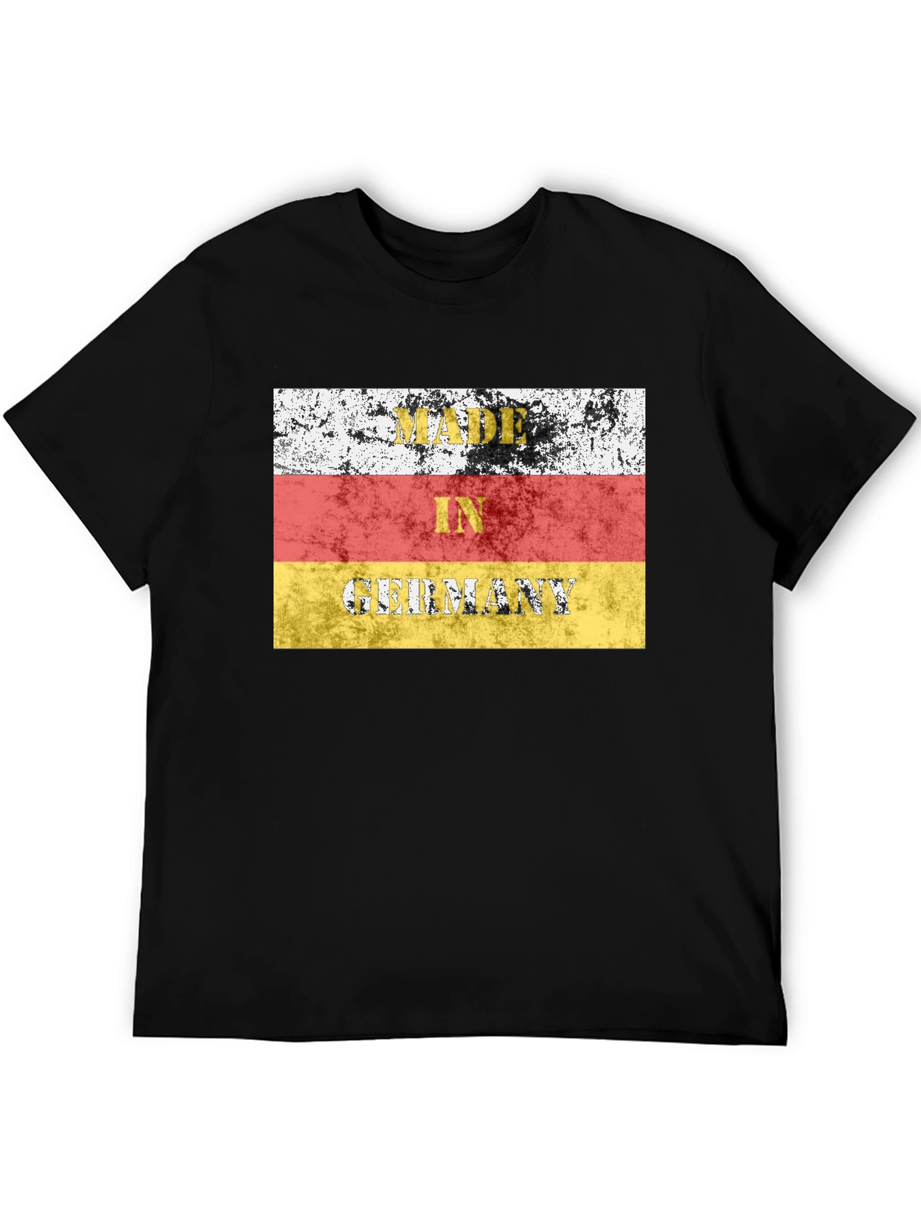 Made in Germany Flag T-Shirt Black