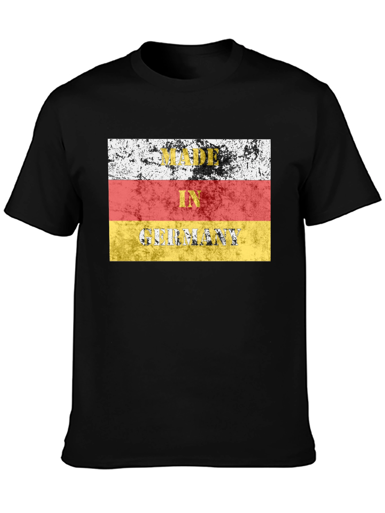 Made in Germany Flag T-Shirt Black