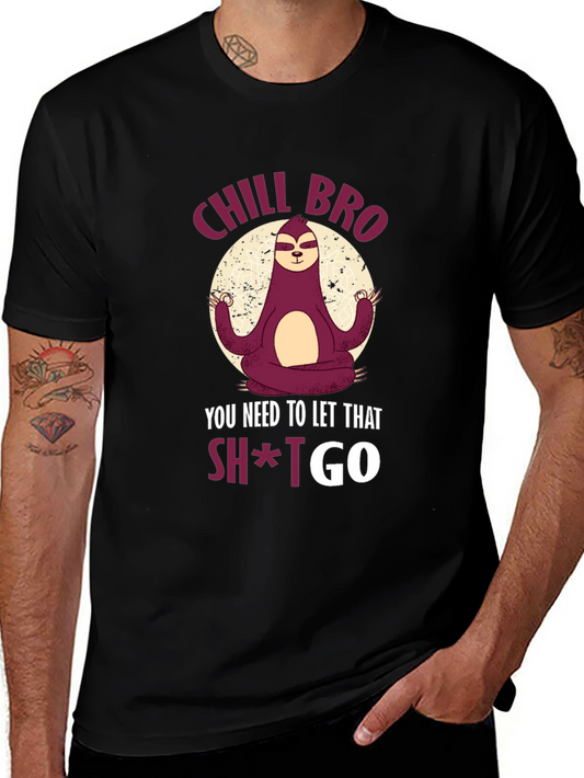 Chill Bro Sloth Meditation T-Shirt