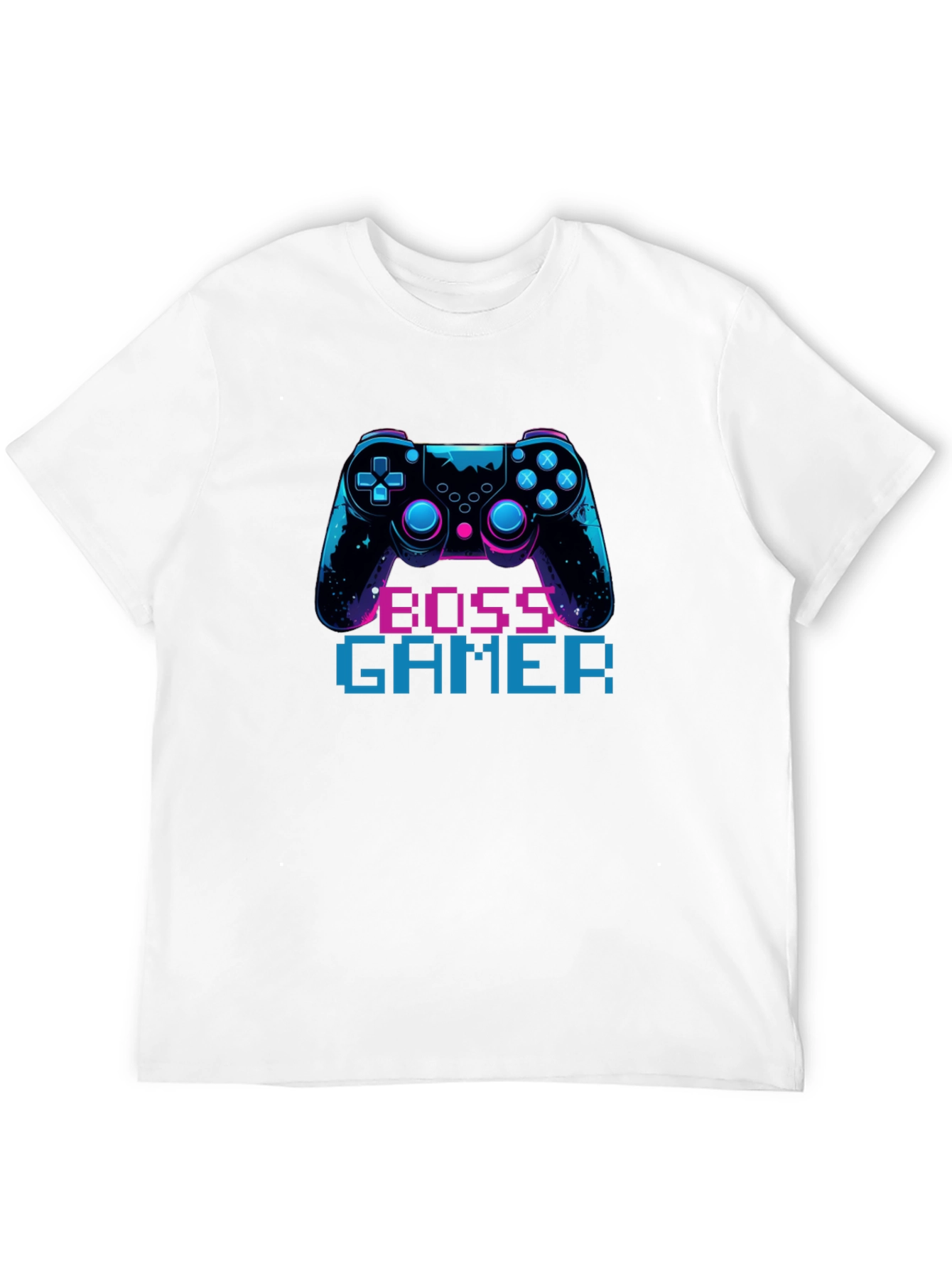 Boss Gamer Black T-Shirt - Console Design