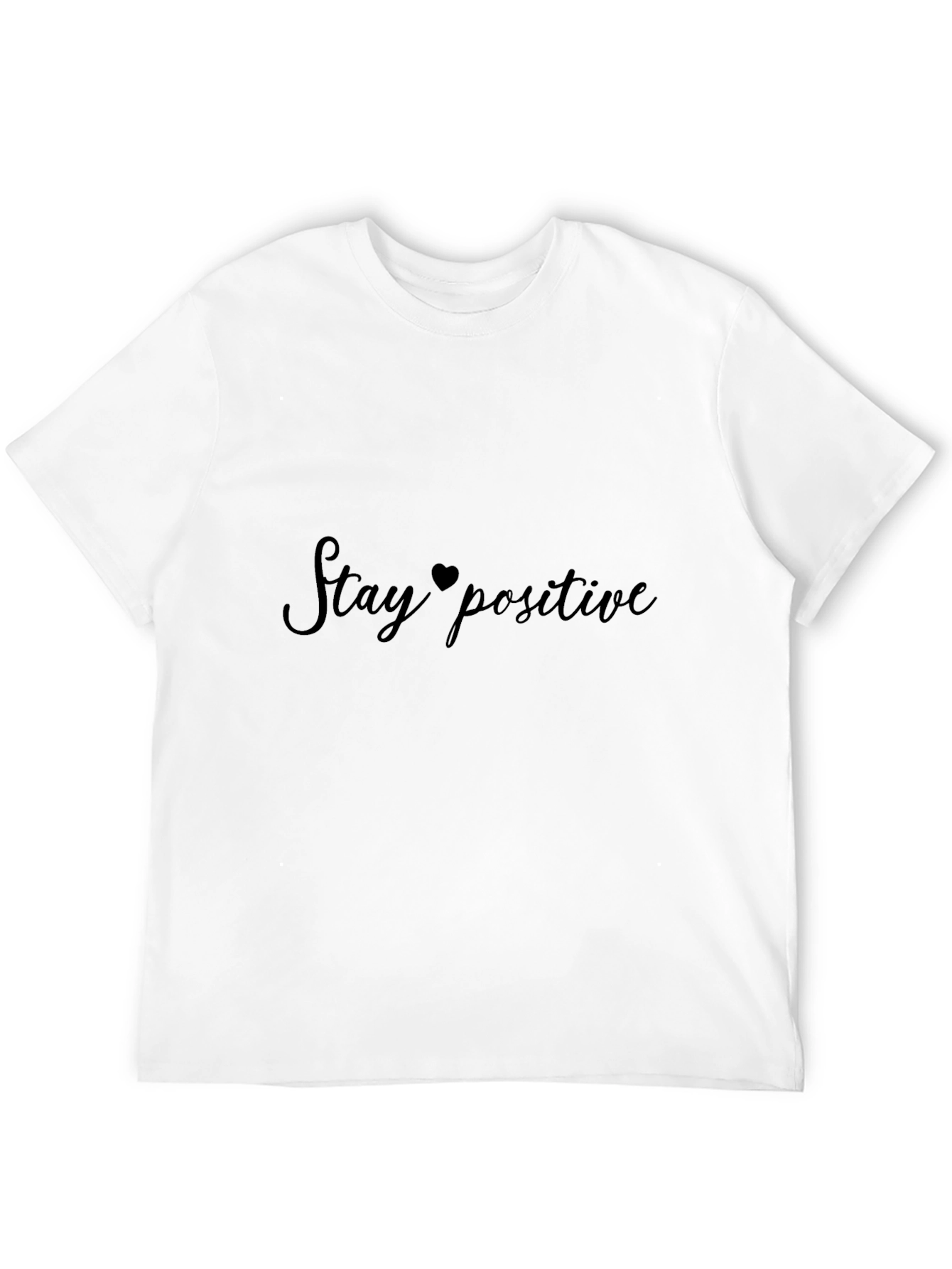Stay Positive Black T-Shirt