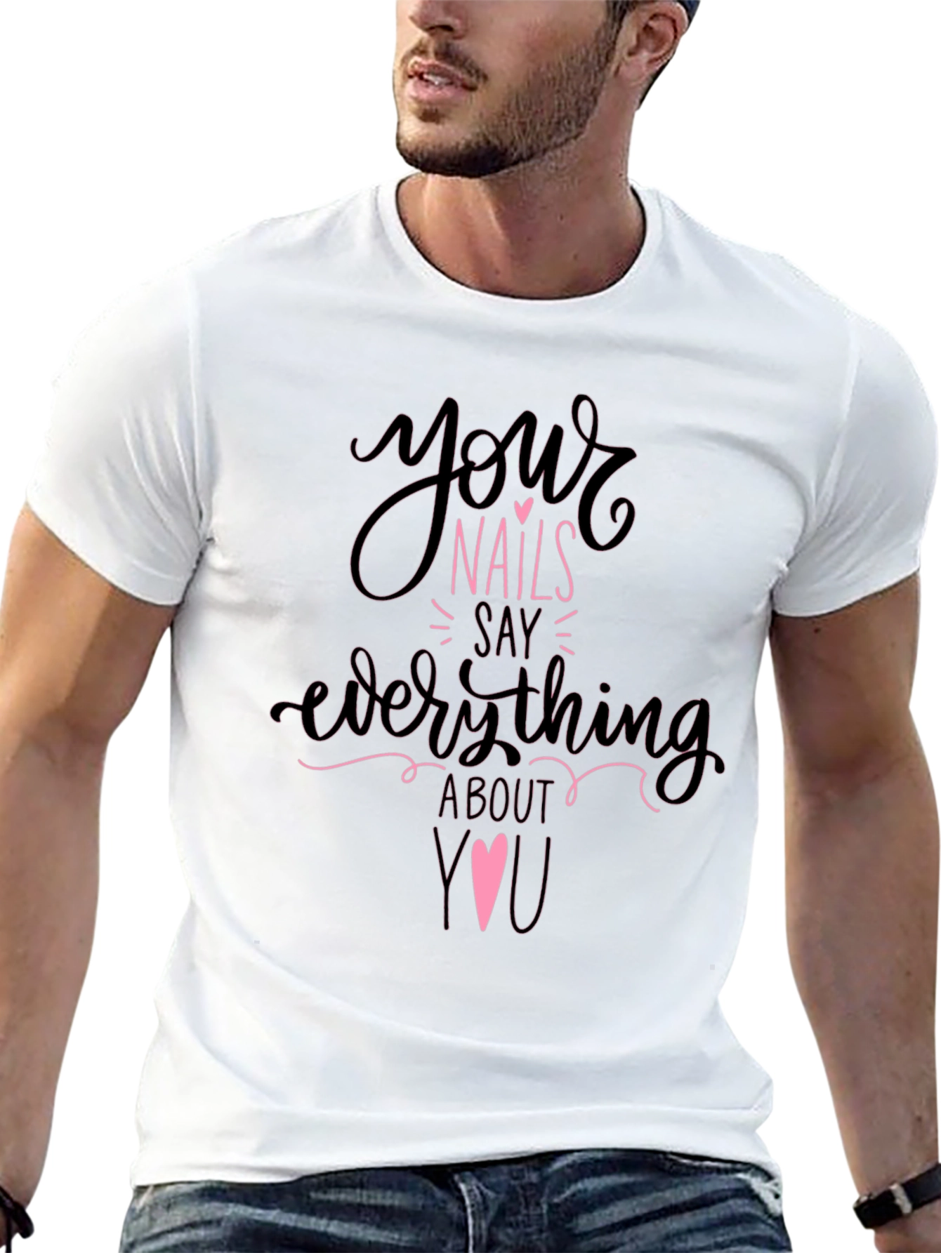 Your Nails Say Everything Tee - Black
