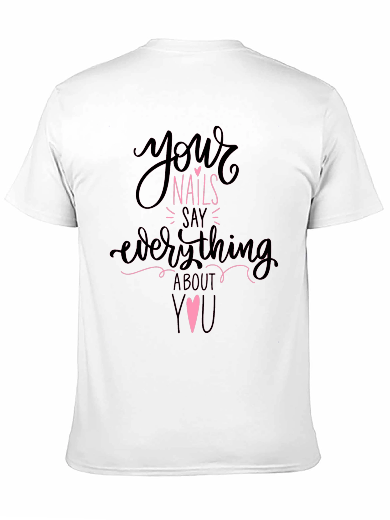 Your Nails Say Everything Tee - Black