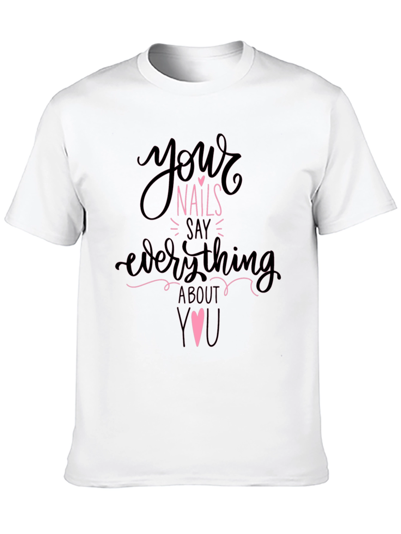 Your Nails Say Everything Tee - Black