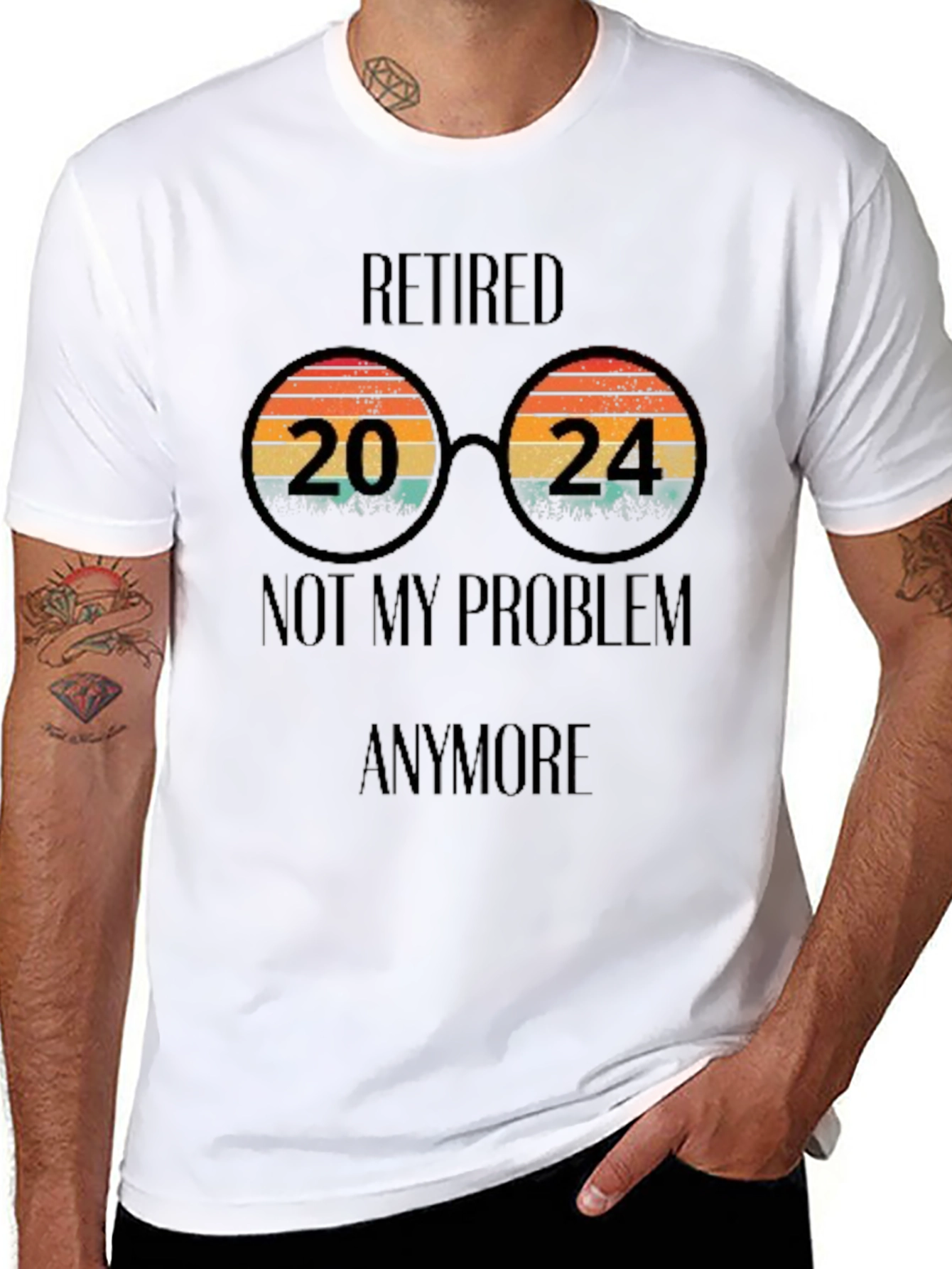 Retired 2024 T-Shirt - No More Problems!