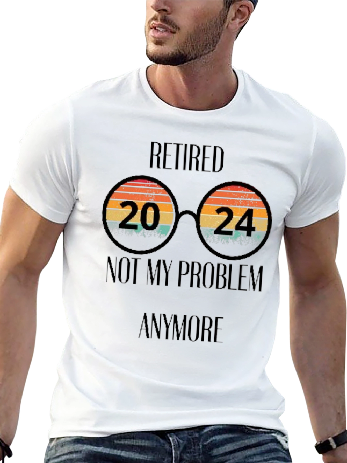 Retired 2024 T-Shirt - No More Problems!
