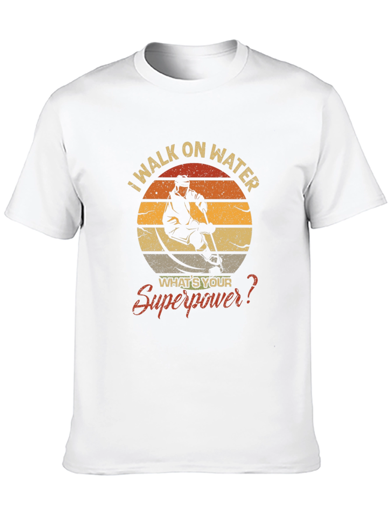 I Walk on Water Hockey T-Shirt