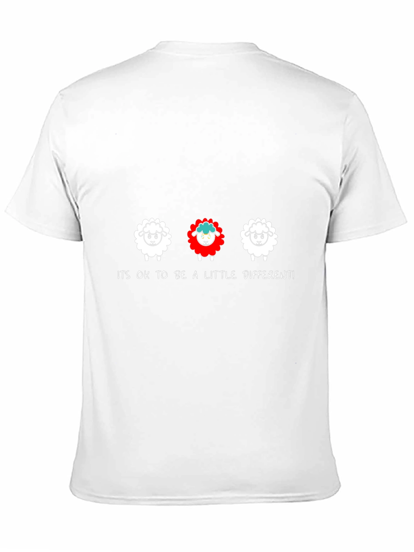 Be Different Sheep Graphic Tee - Black