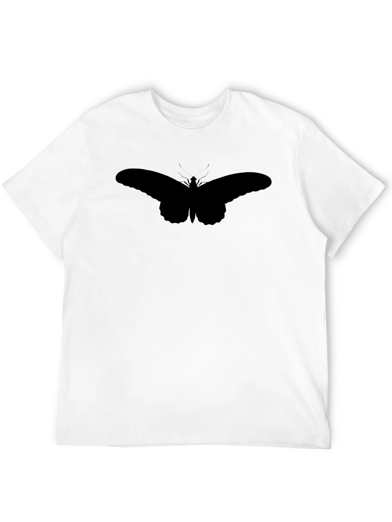 Butterfly Silhouette Black T-Shirt