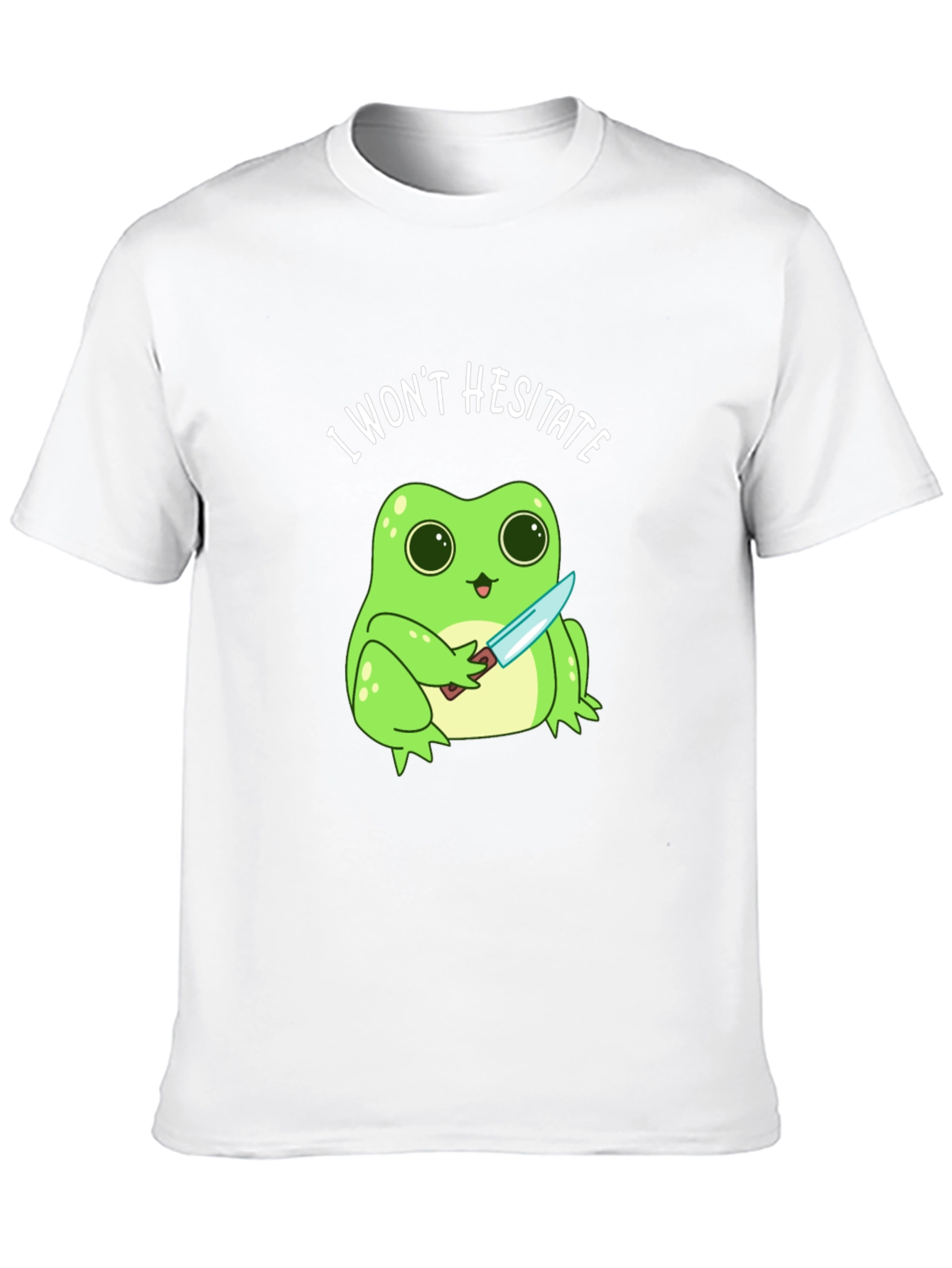 I Wont Hesitate Frog T-Shirt - Funny Graphic Tee