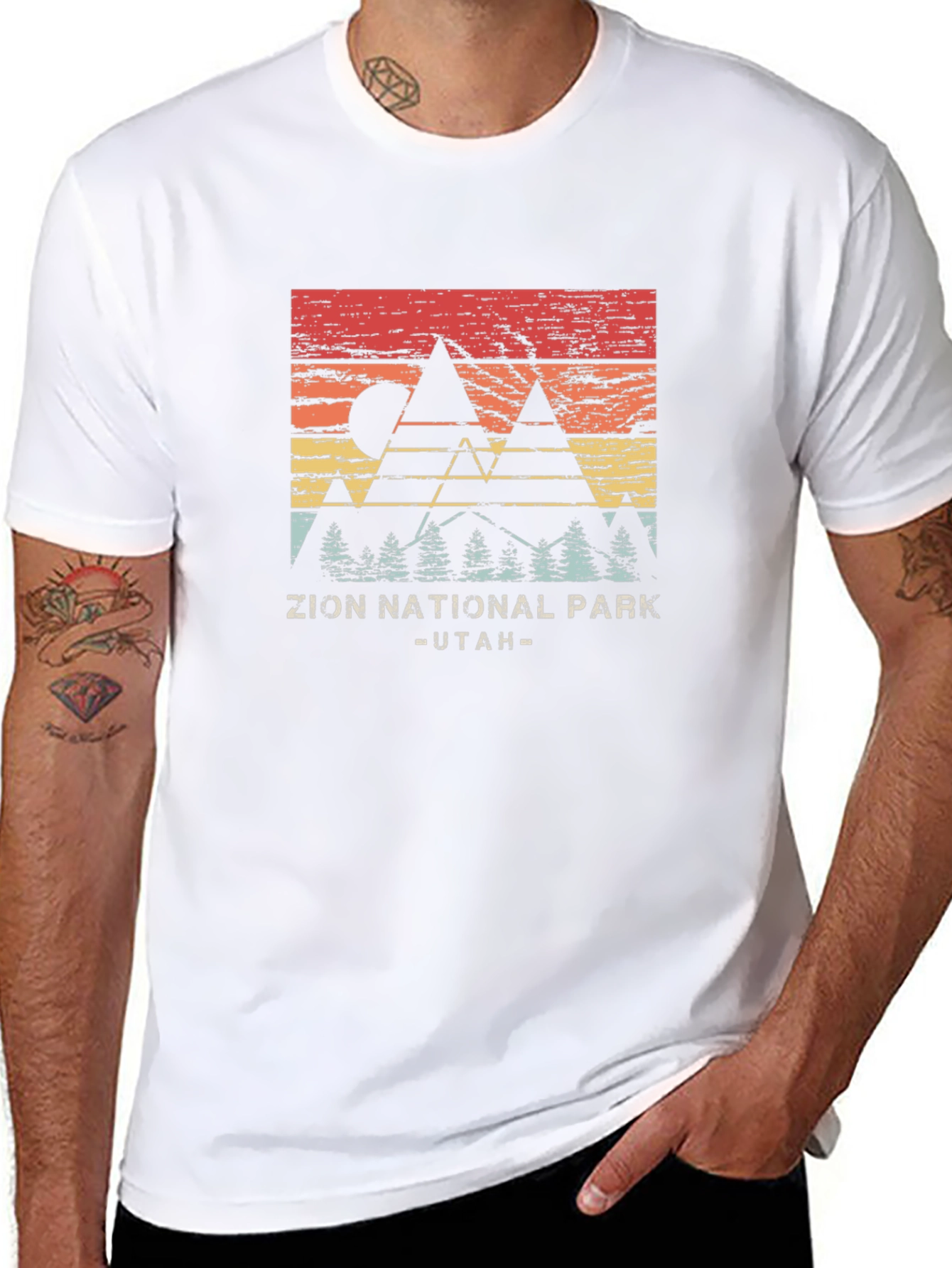 Zion National Park Retro T-Shirt