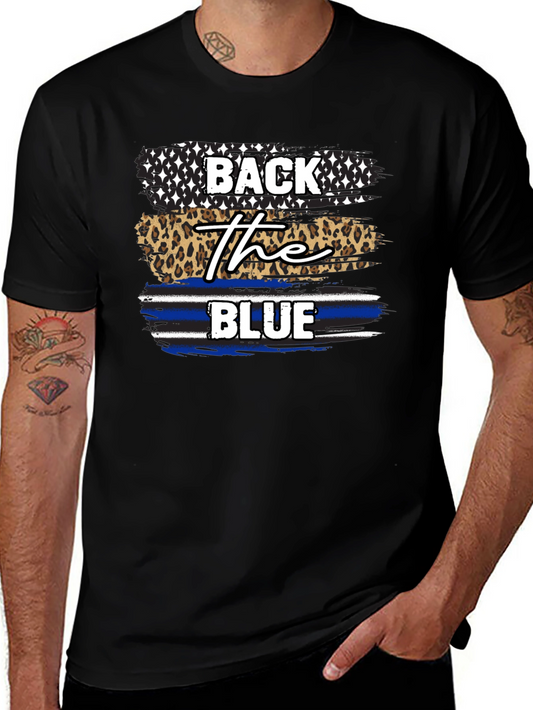 Back the Blue T-Shirt - Police Support Graphic Tee