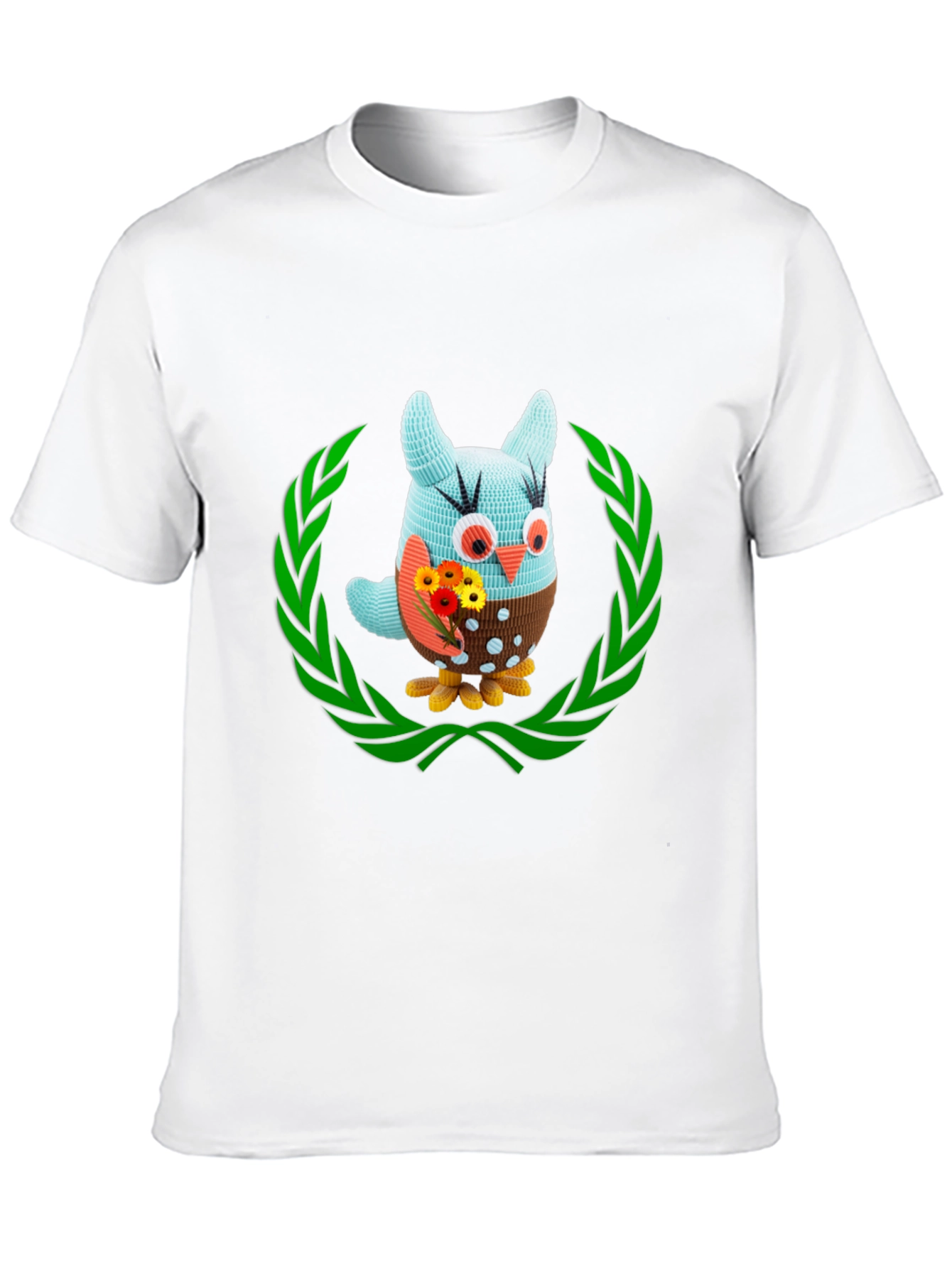 Owl & Flowers Graphic T-Shirt
